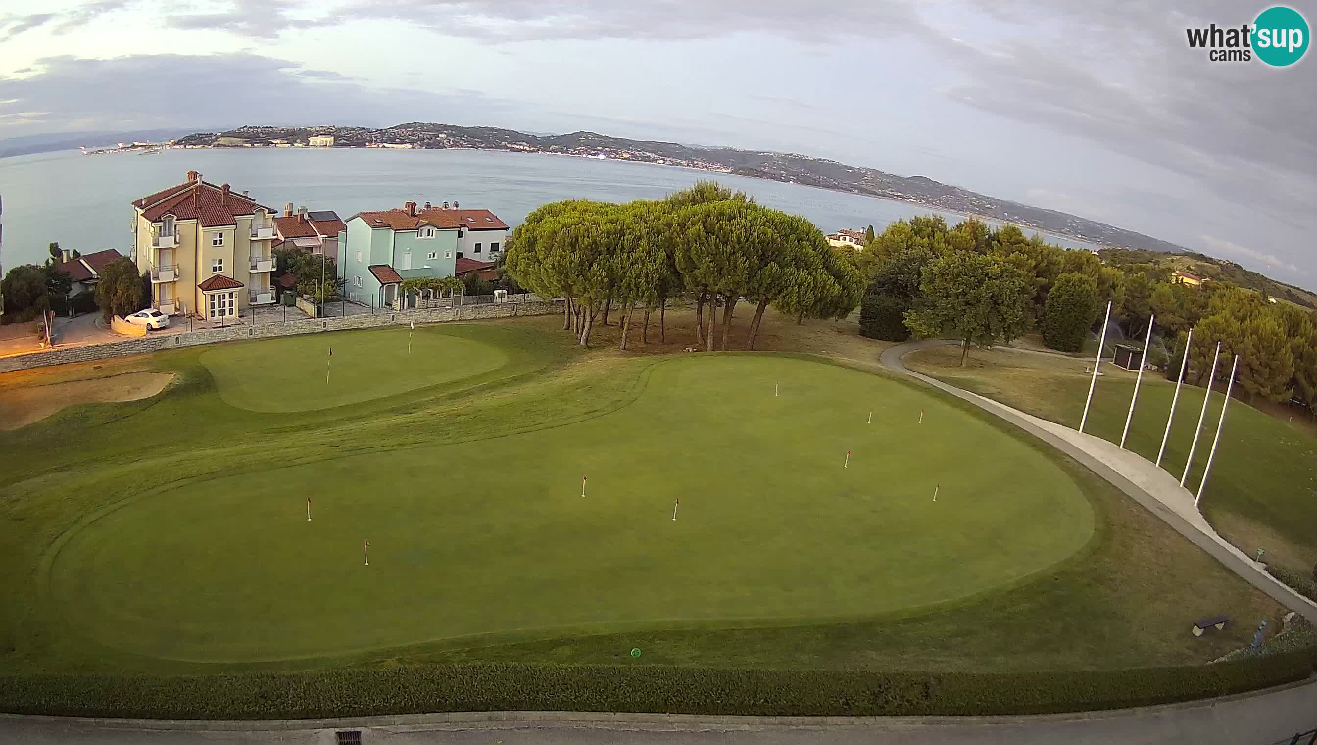 Golf Adriatique Webcam en direct Savudrija – Rezidencija Skiper – Istrie – Croatie