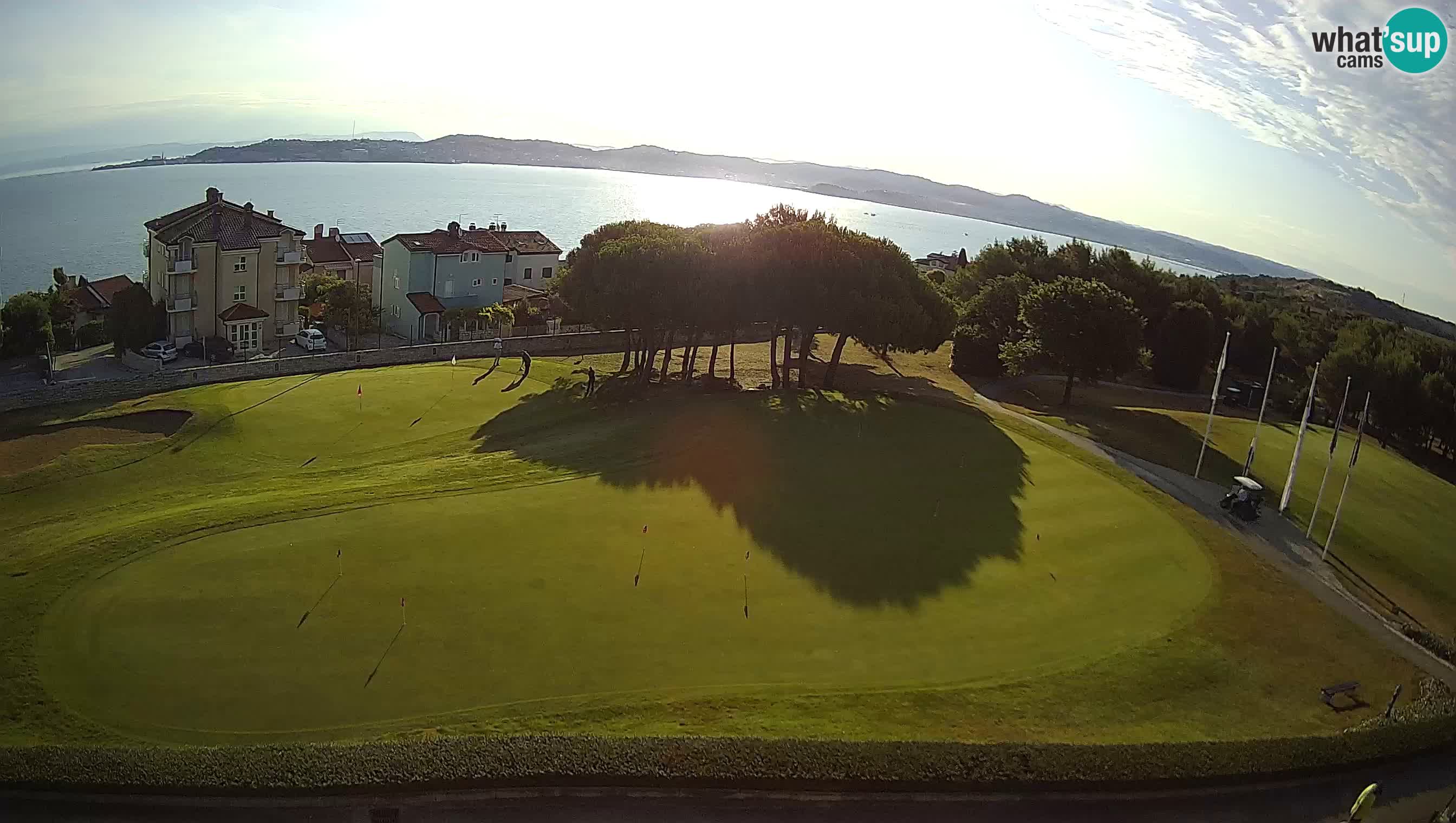 Golf Adriatique Webcam en direct Savudrija – Rezidencija Skiper – Istrie – Croatie