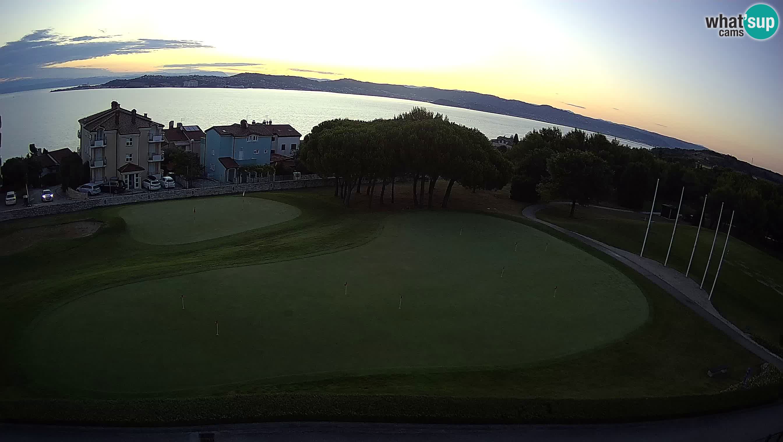 Golf Adriatique Webcam en direct Savudrija – Rezidencija Skiper – Istrie – Croatie