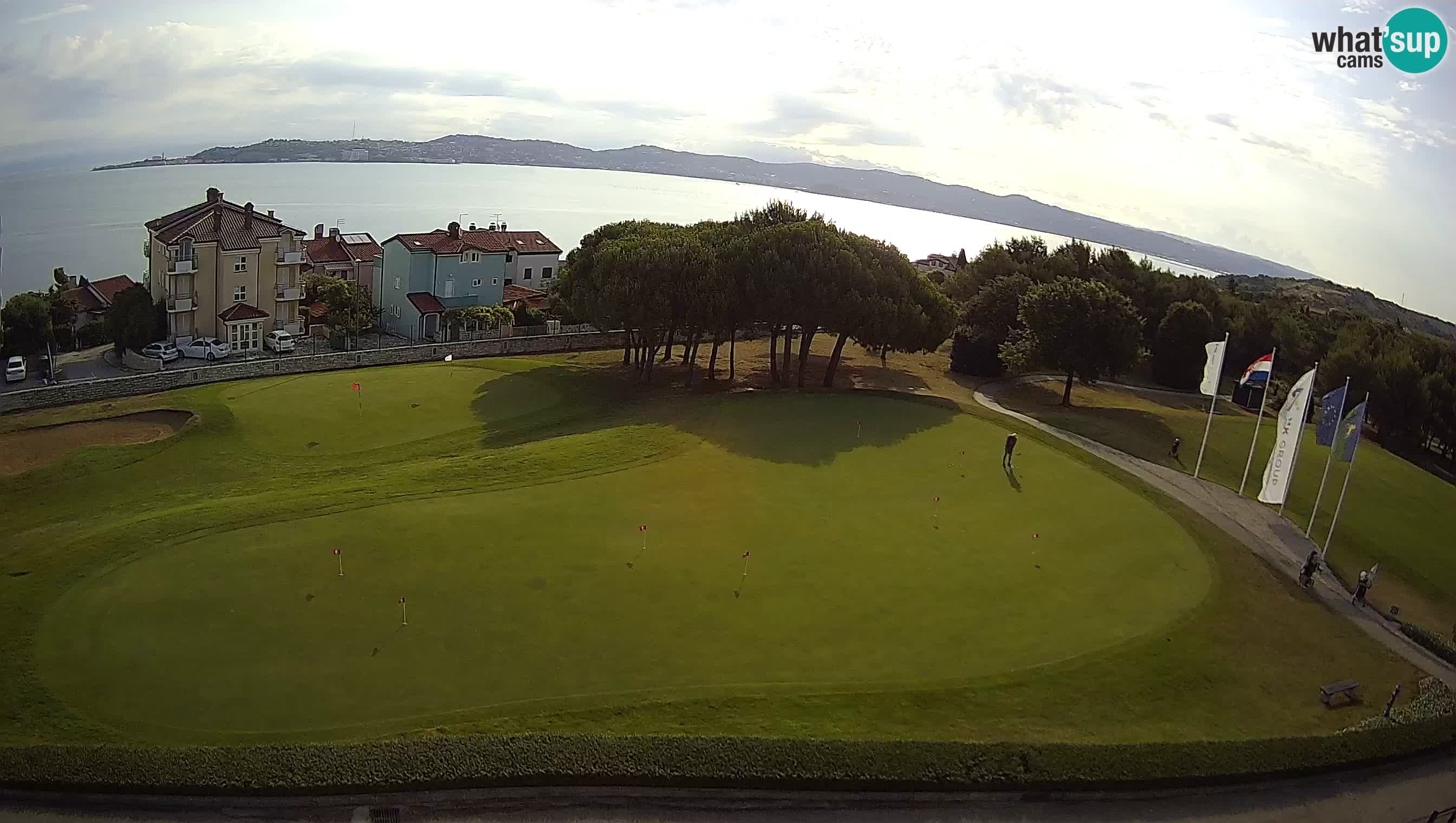 Golf Adriatique Webcam en direct Savudrija – Rezidencija Skiper – Istrie – Croatie