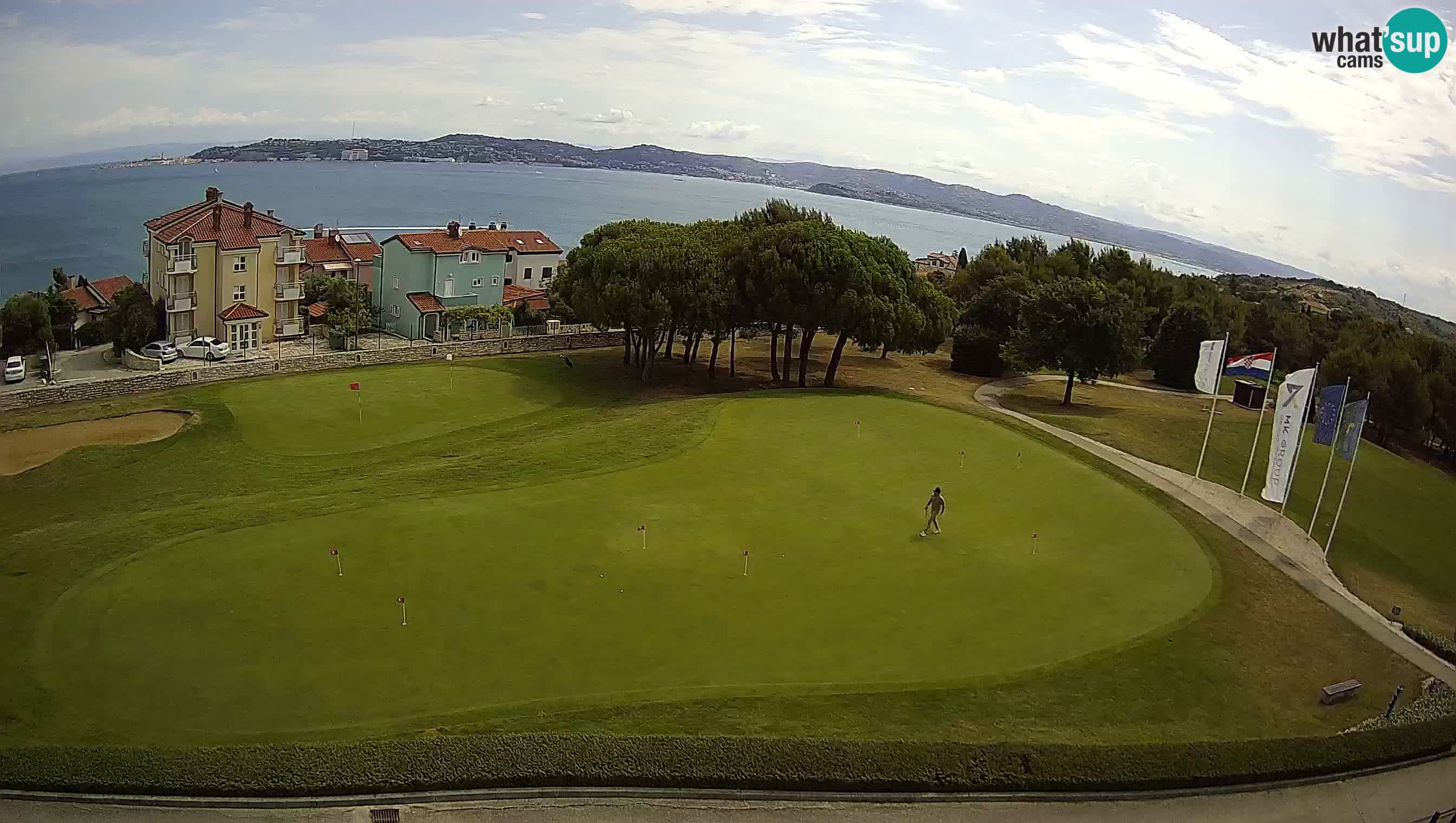Golf Adriatique Webcam en direct Savudrija – Rezidencija Skiper – Istrie – Croatie