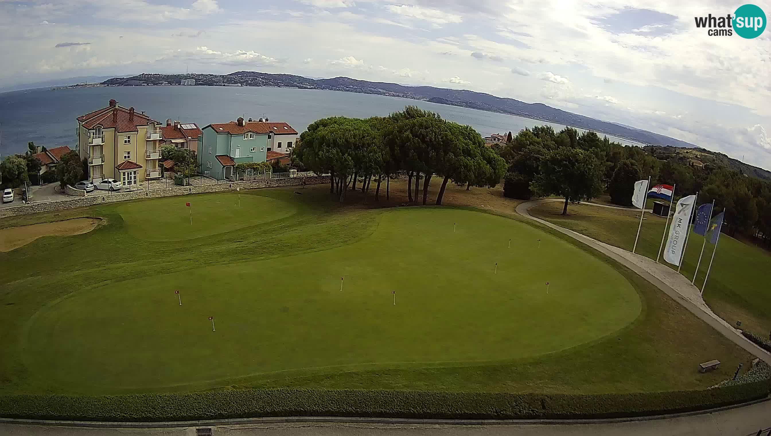 Golf Adriatique Webcam en direct Savudrija – Rezidencija Skiper – Istrie – Croatie