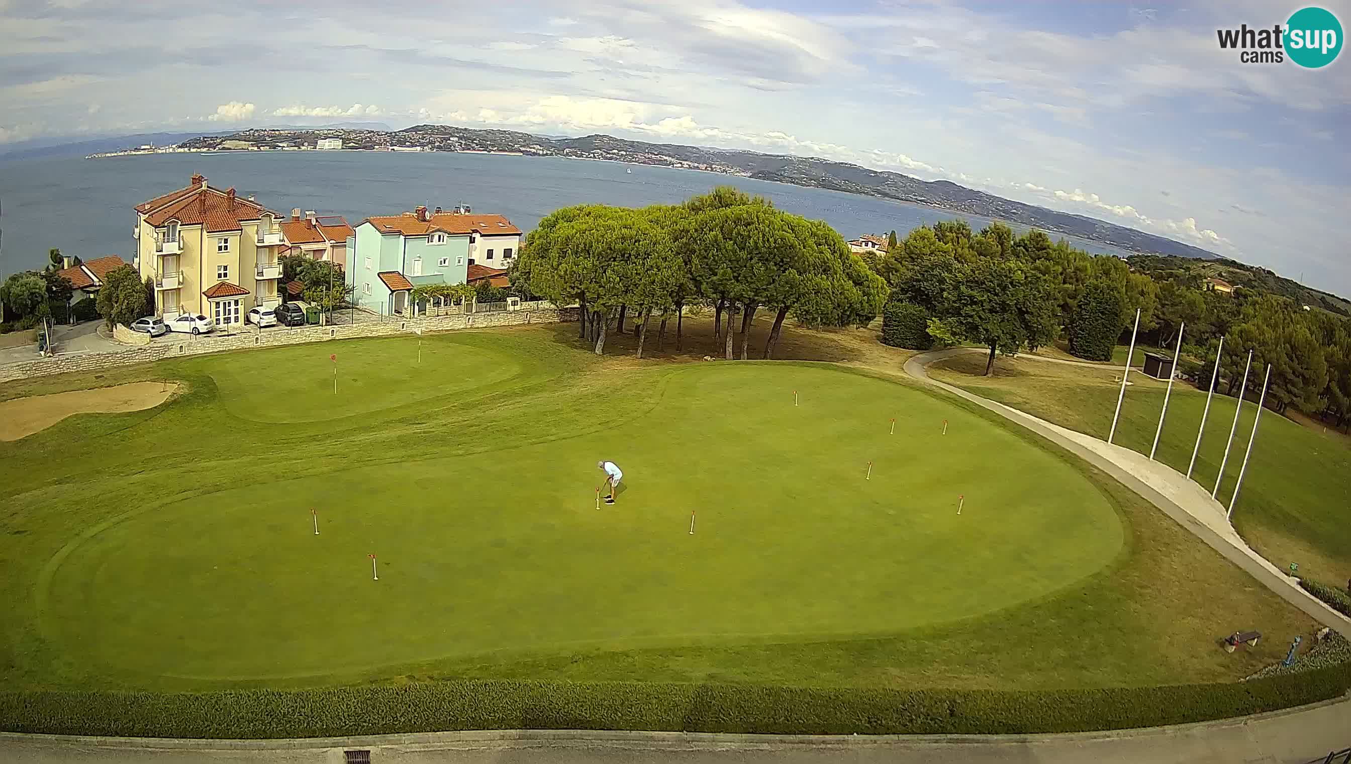Golf Adriatique Webcam en direct Savudrija – Rezidencija Skiper – Istrie – Croatie