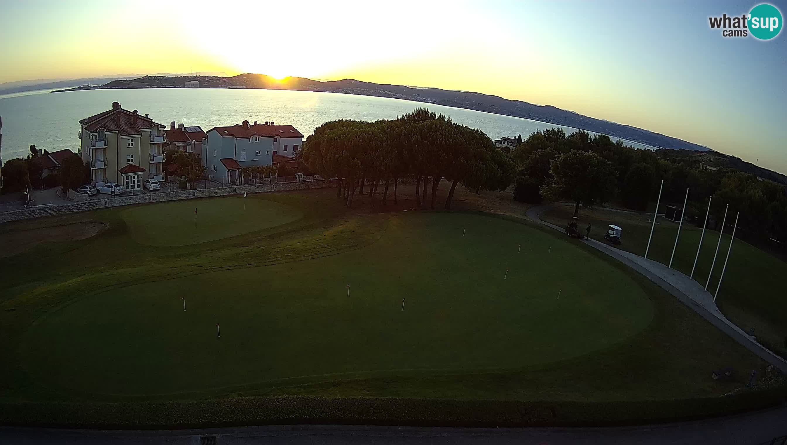 Golf Adriatique Webcam en direct Savudrija – Rezidencija Skiper – Istrie – Croatie
