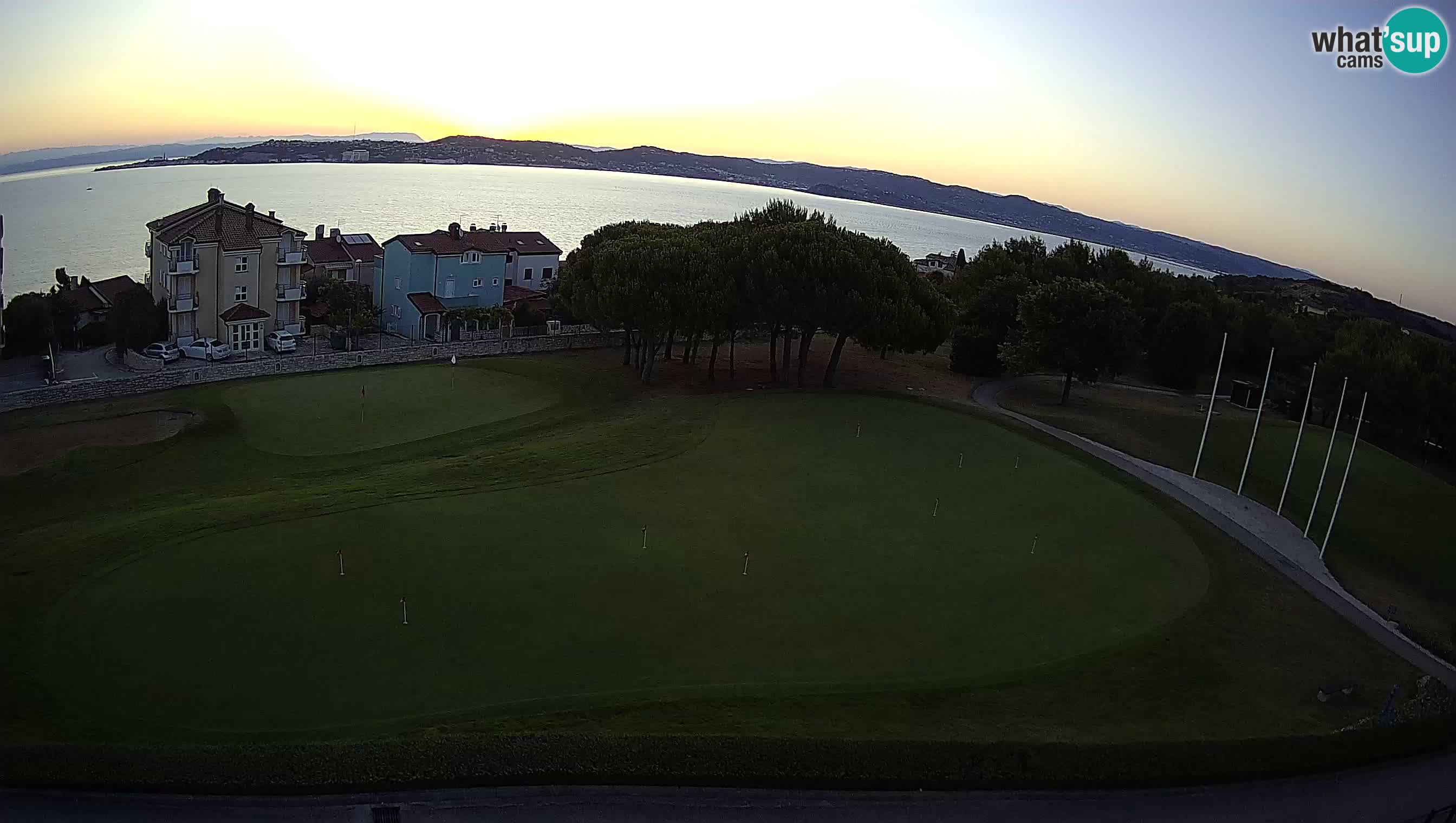 Golf Adriatique Webcam en direct Savudrija – Rezidencija Skiper – Istrie – Croatie