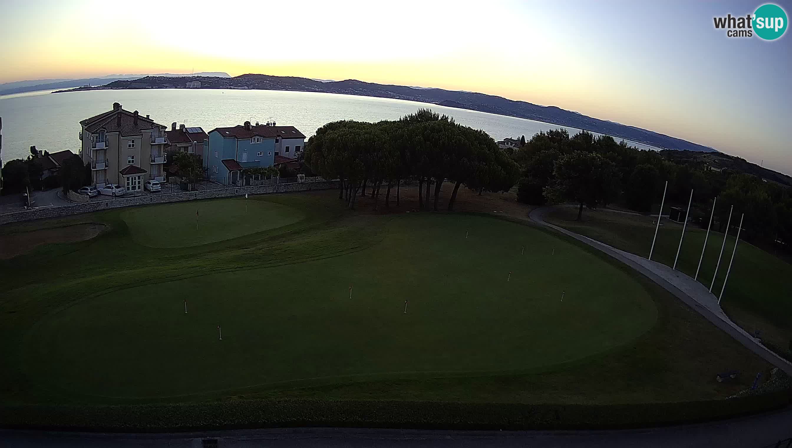 Golf Adriatique Webcam en direct Savudrija – Rezidencija Skiper – Istrie – Croatie