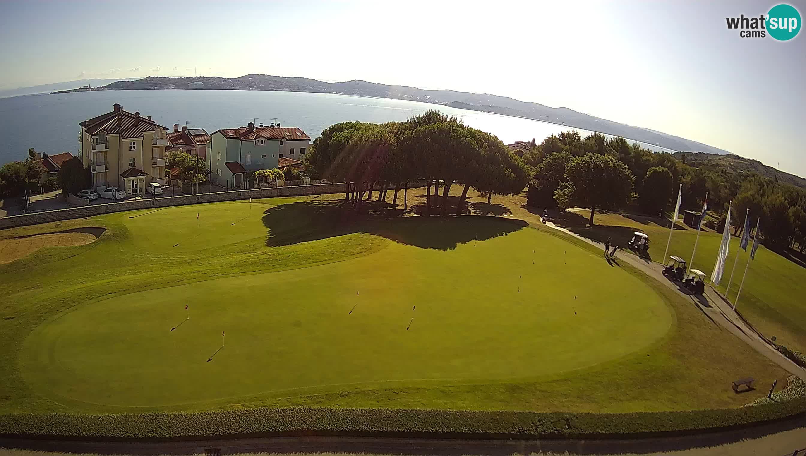 Golf Adriatique Webcam en direct Savudrija – Rezidencija Skiper – Istrie – Croatie