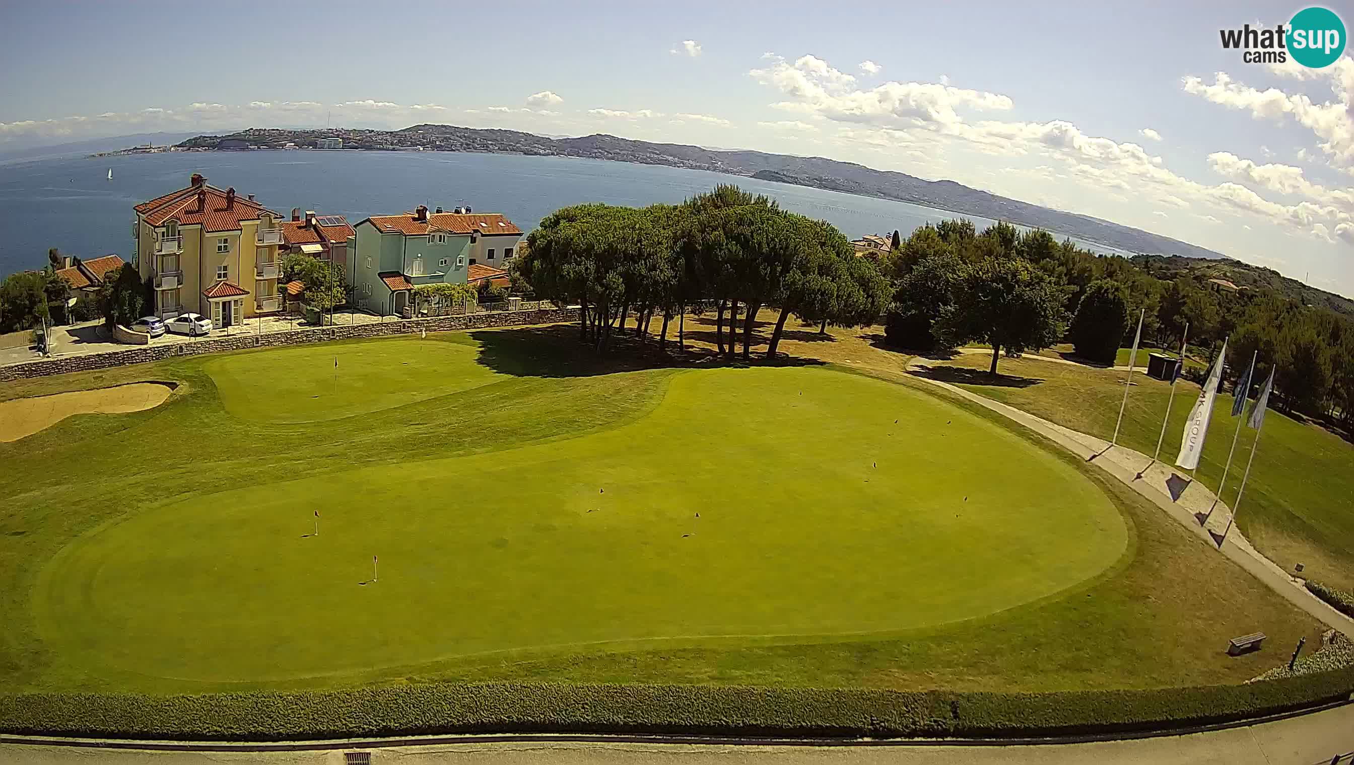 Golf Adriatique Webcam en direct Savudrija – Rezidencija Skiper – Istrie – Croatie