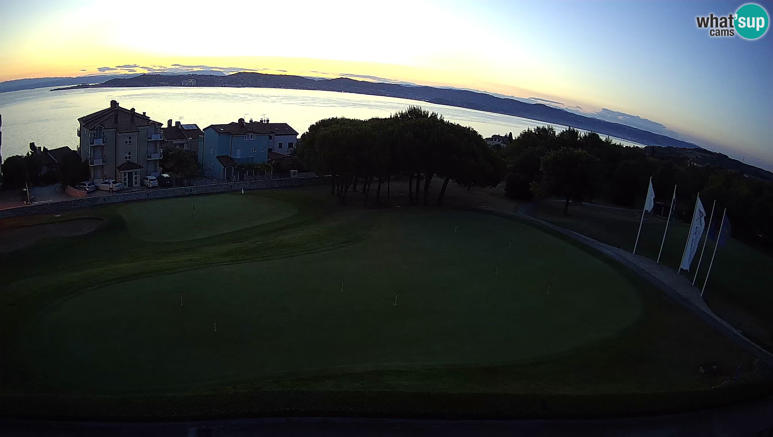 Golf Adriatique Webcam en direct Savudrija – Rezidencija Skiper – Istrie – Croatie