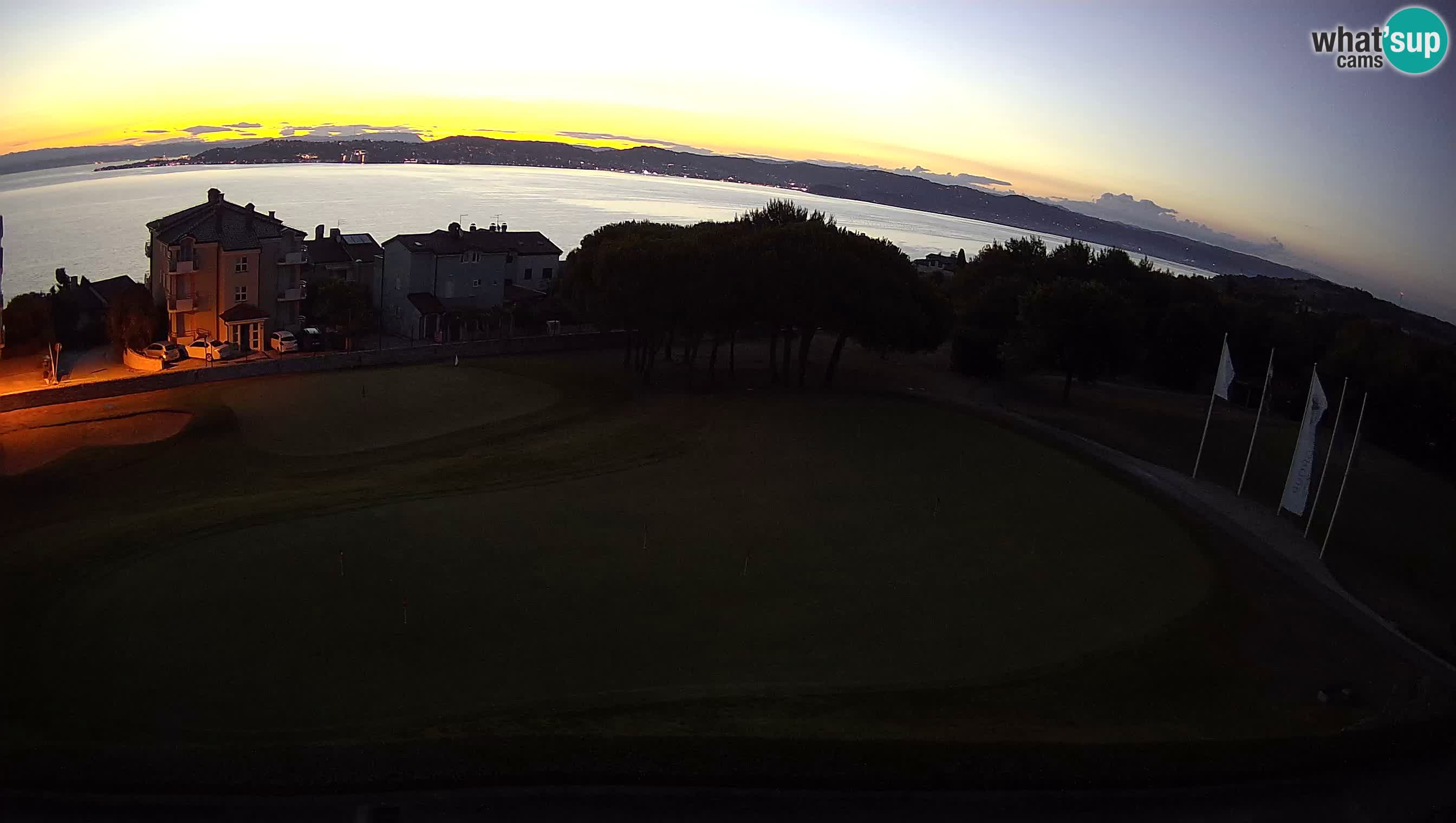 Golf Adriatique Webcam en direct Savudrija – Rezidencija Skiper – Istrie – Croatie