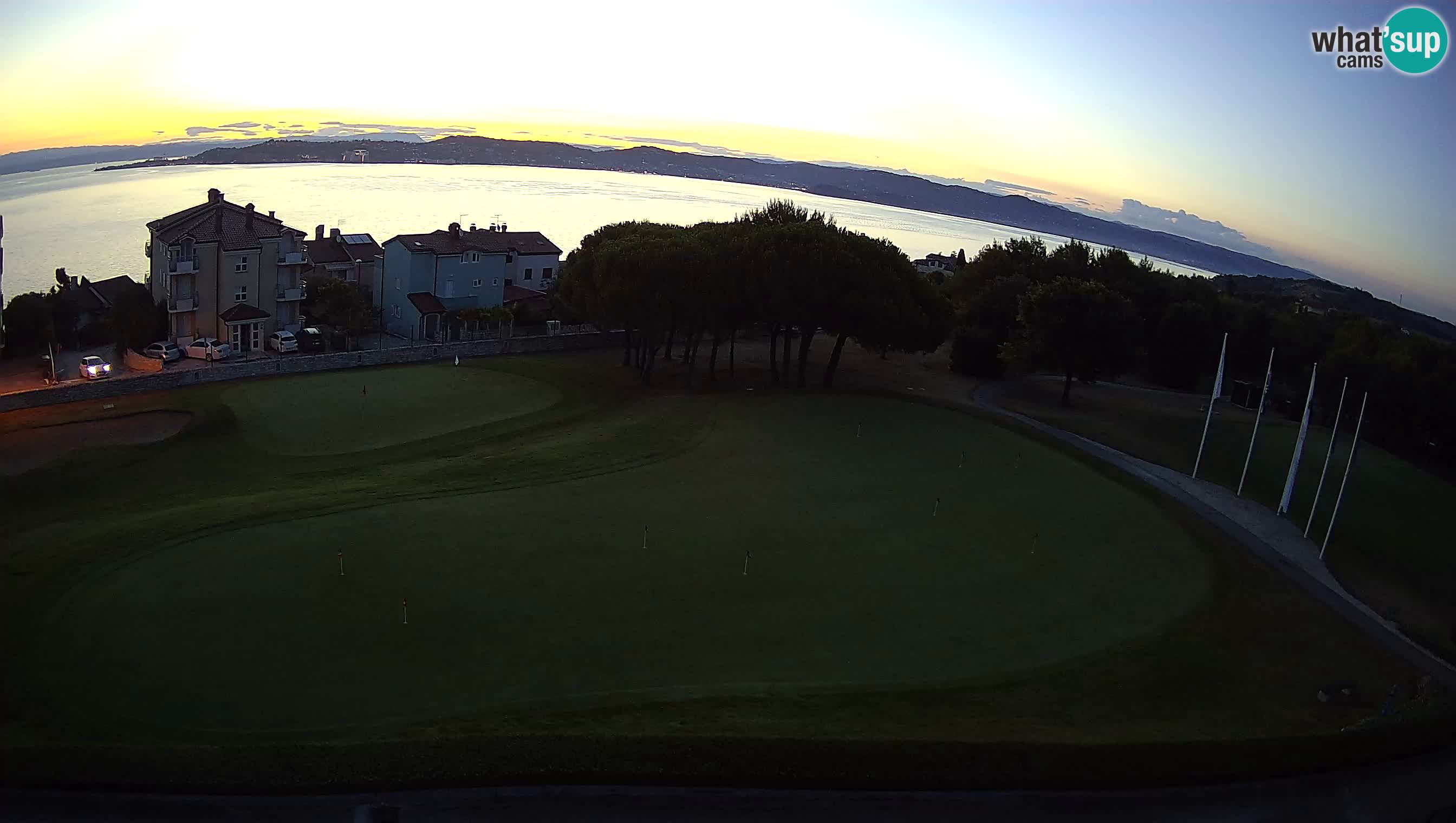 Golf Adriatique Webcam en direct Savudrija – Rezidencija Skiper – Istrie – Croatie
