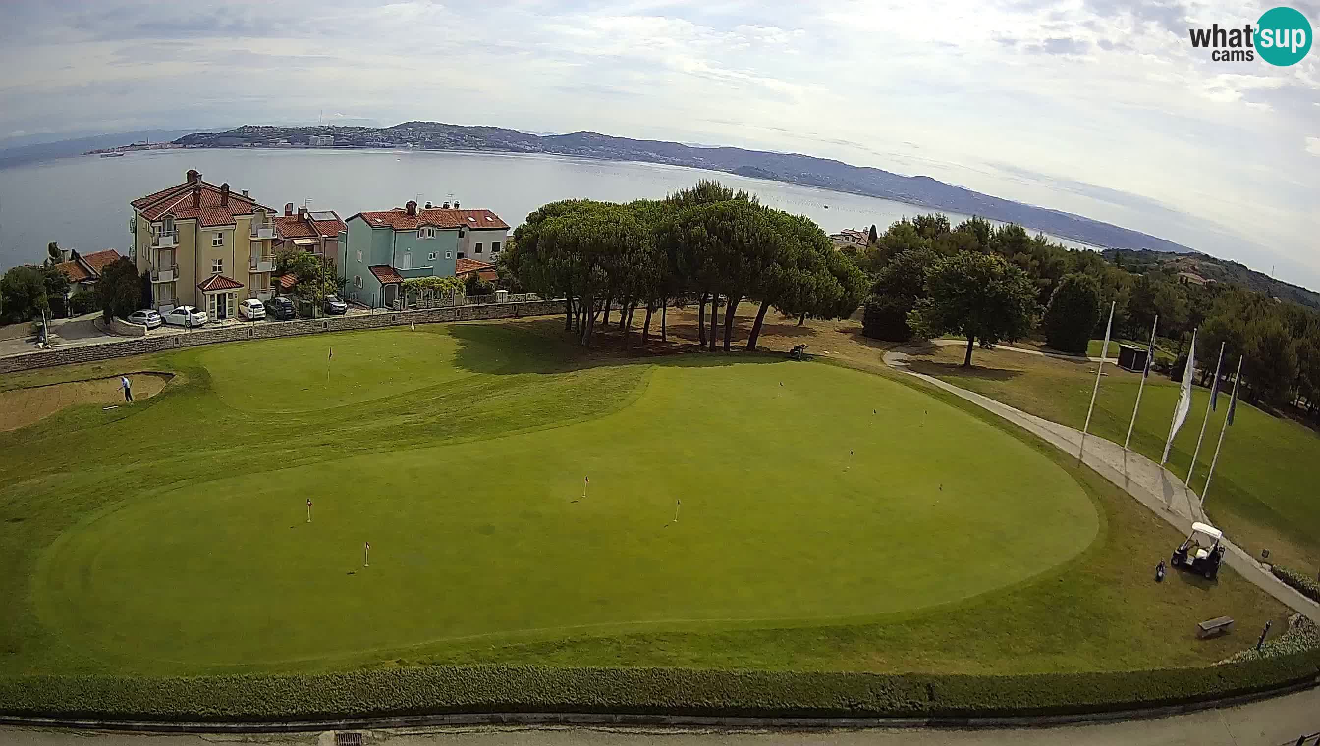 Golf Adriatique Webcam en direct Savudrija – Rezidencija Skiper – Istrie – Croatie