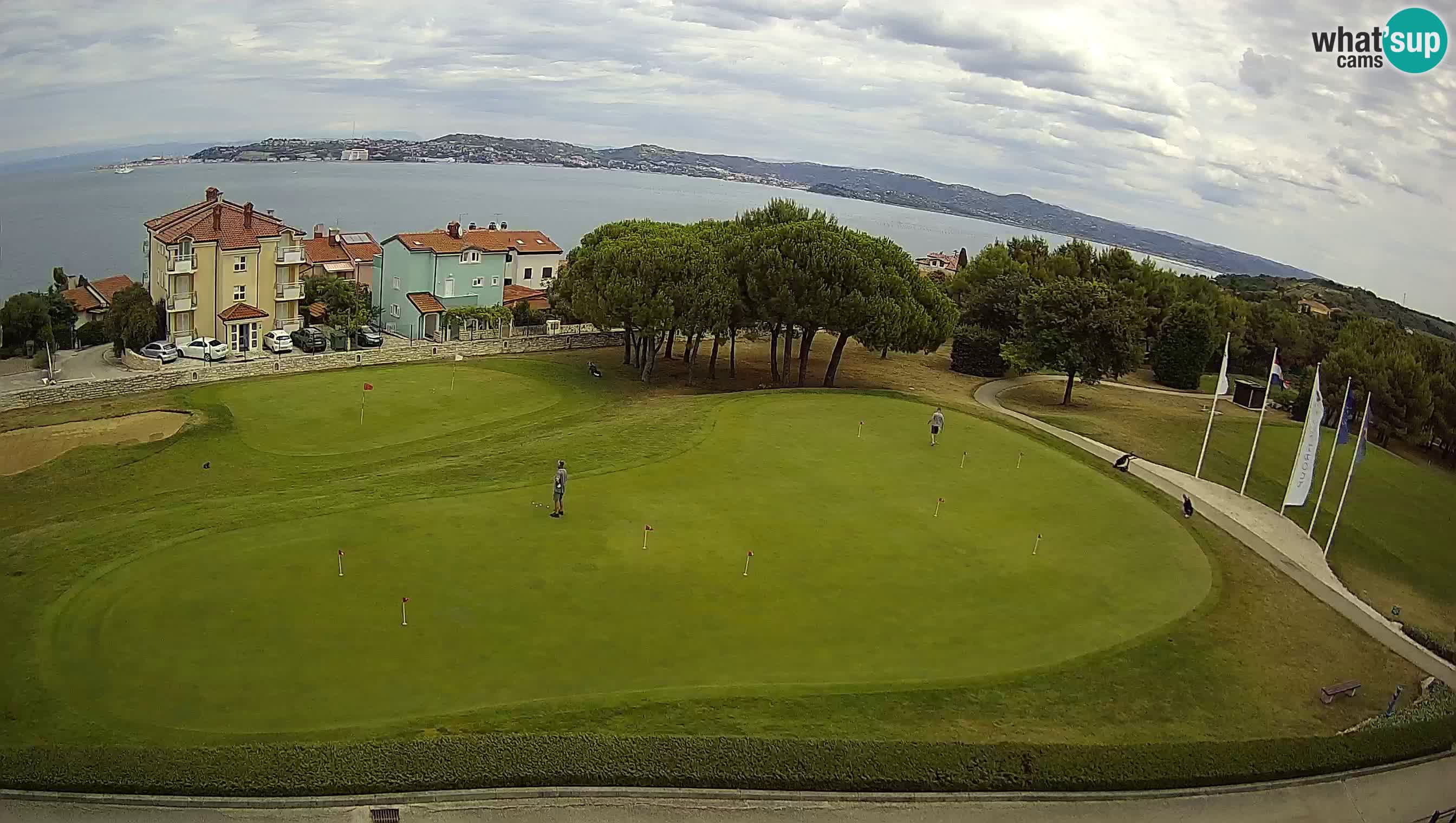 Golf Adriatique Webcam en direct Savudrija – Rezidencija Skiper – Istrie – Croatie