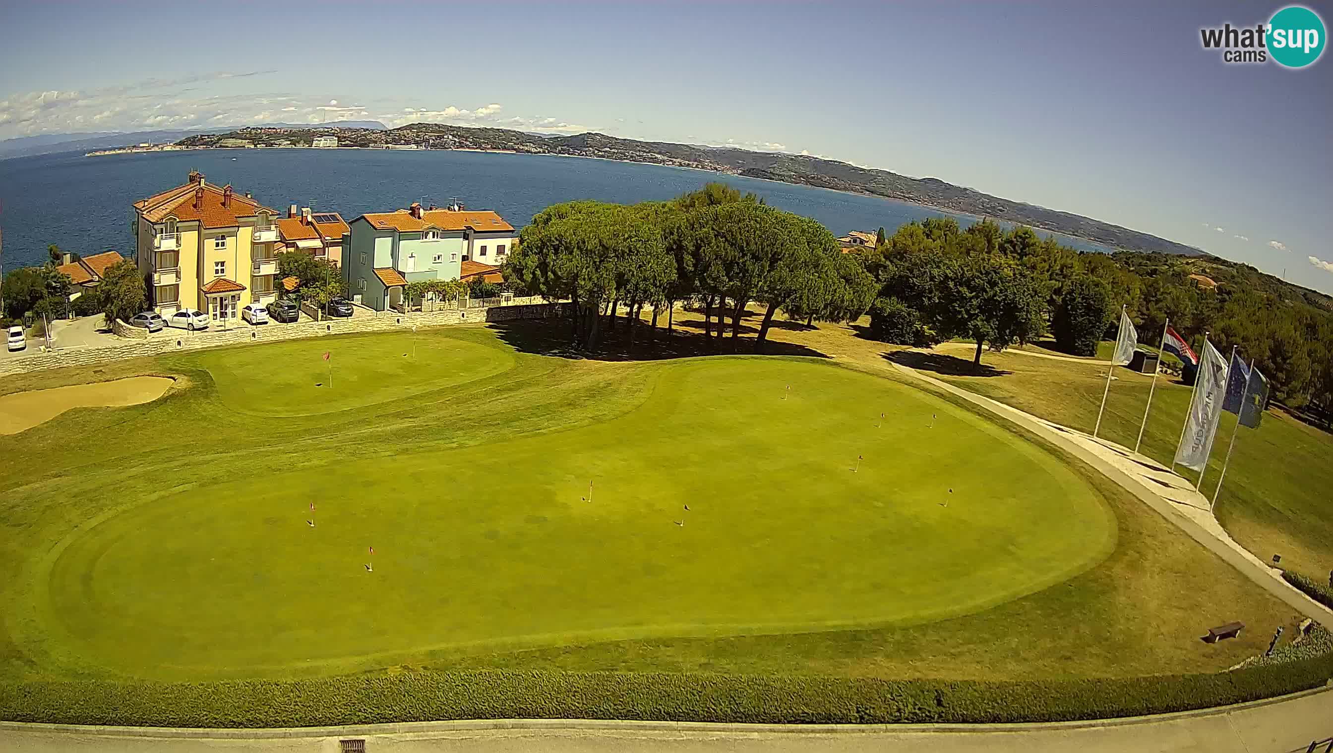 Golf Adriatique Webcam en direct Savudrija – Rezidencija Skiper – Istrie – Croatie
