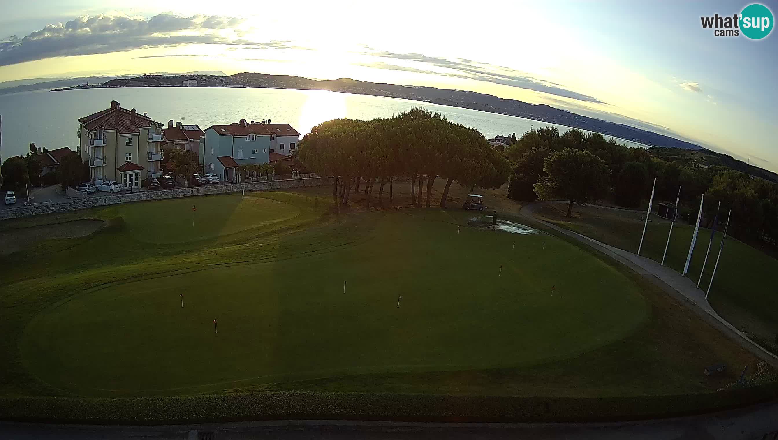 Golf Adriatic Spletna kamera v živo Savudrija – Rezidencija Skiper – Istra – Hrvaška