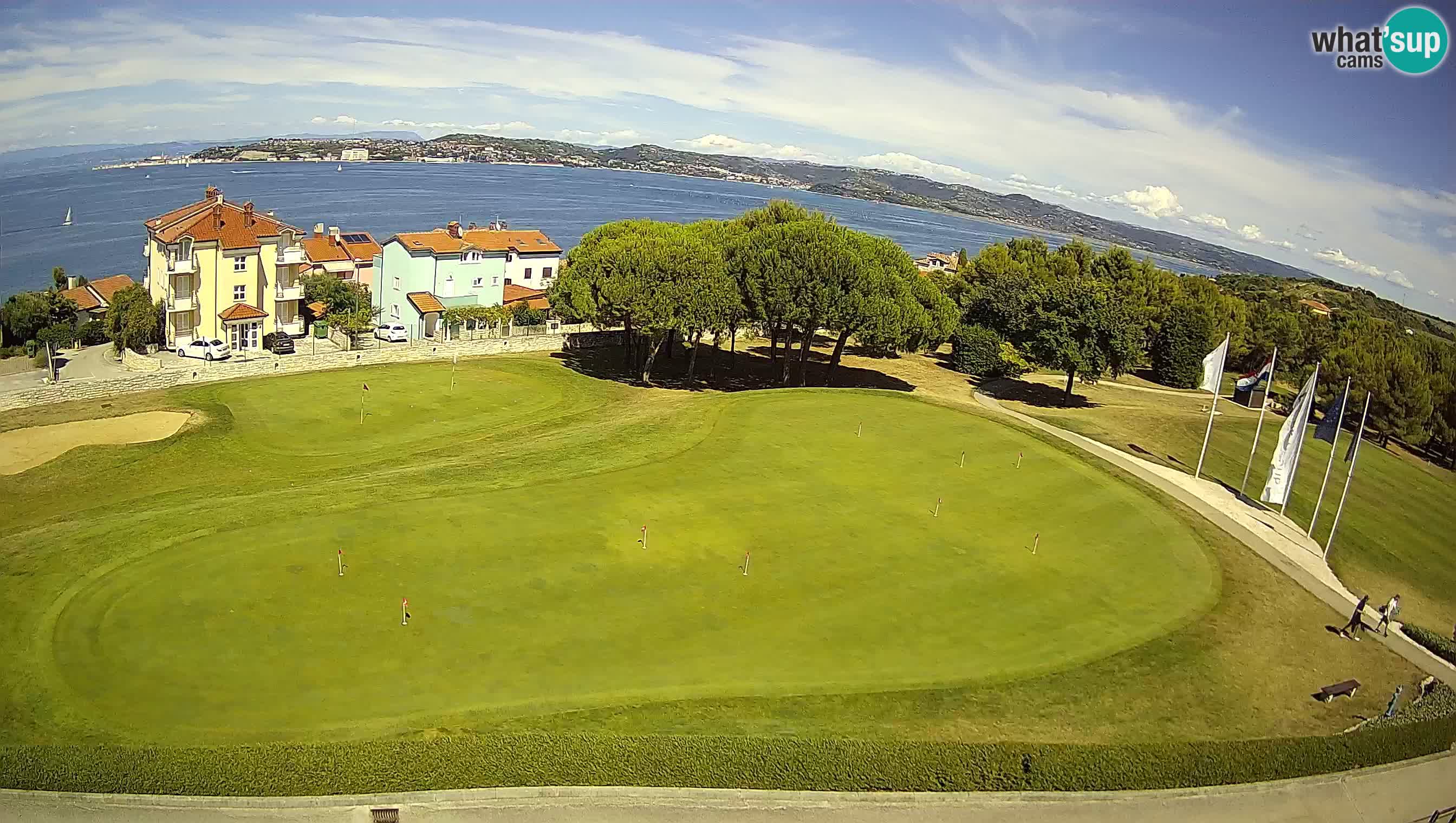 Golf Adriatique Webcam en direct Savudrija – Rezidencija Skiper – Istrie – Croatie