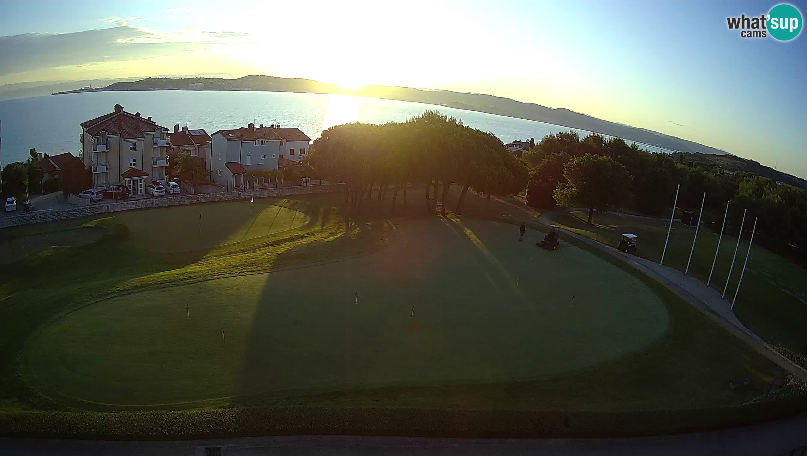 Golf Adriatique Webcam en direct Savudrija – Rezidencija Skiper – Istrie – Croatie