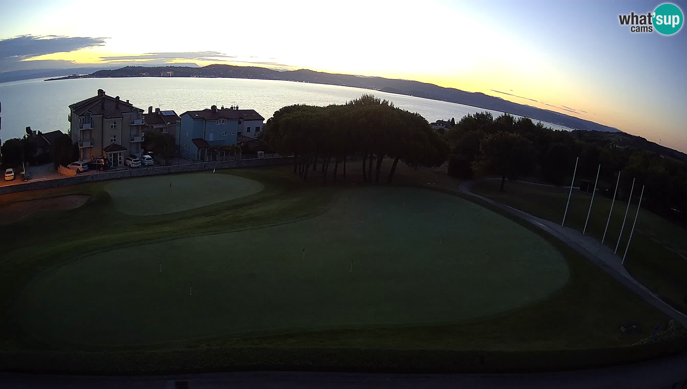 Golf Adriatique Webcam en direct Savudrija – Rezidencija Skiper – Istrie – Croatie