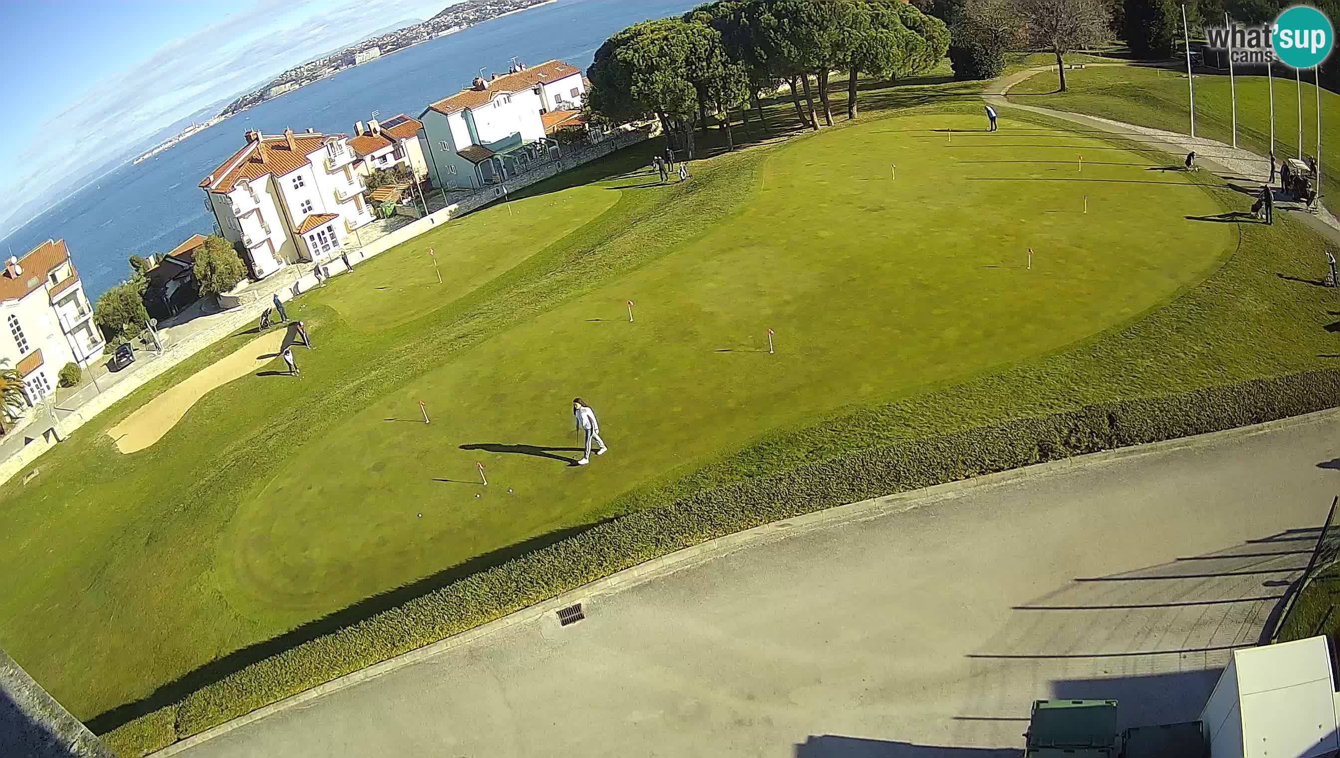 Golf Adriatique Webcam en direct Savudrija – Rezidencija Skiper – Istrie – Croatie