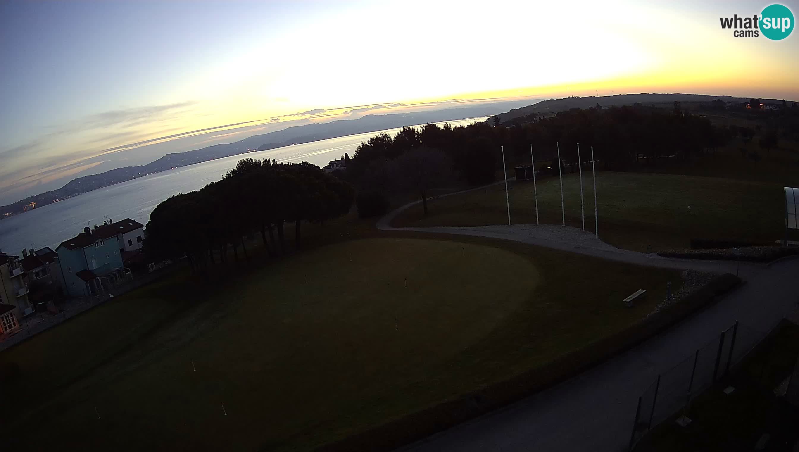 Golf Adriatique Webcam en direct Savudrija – Rezidencija Skiper – Istrie – Croatie
