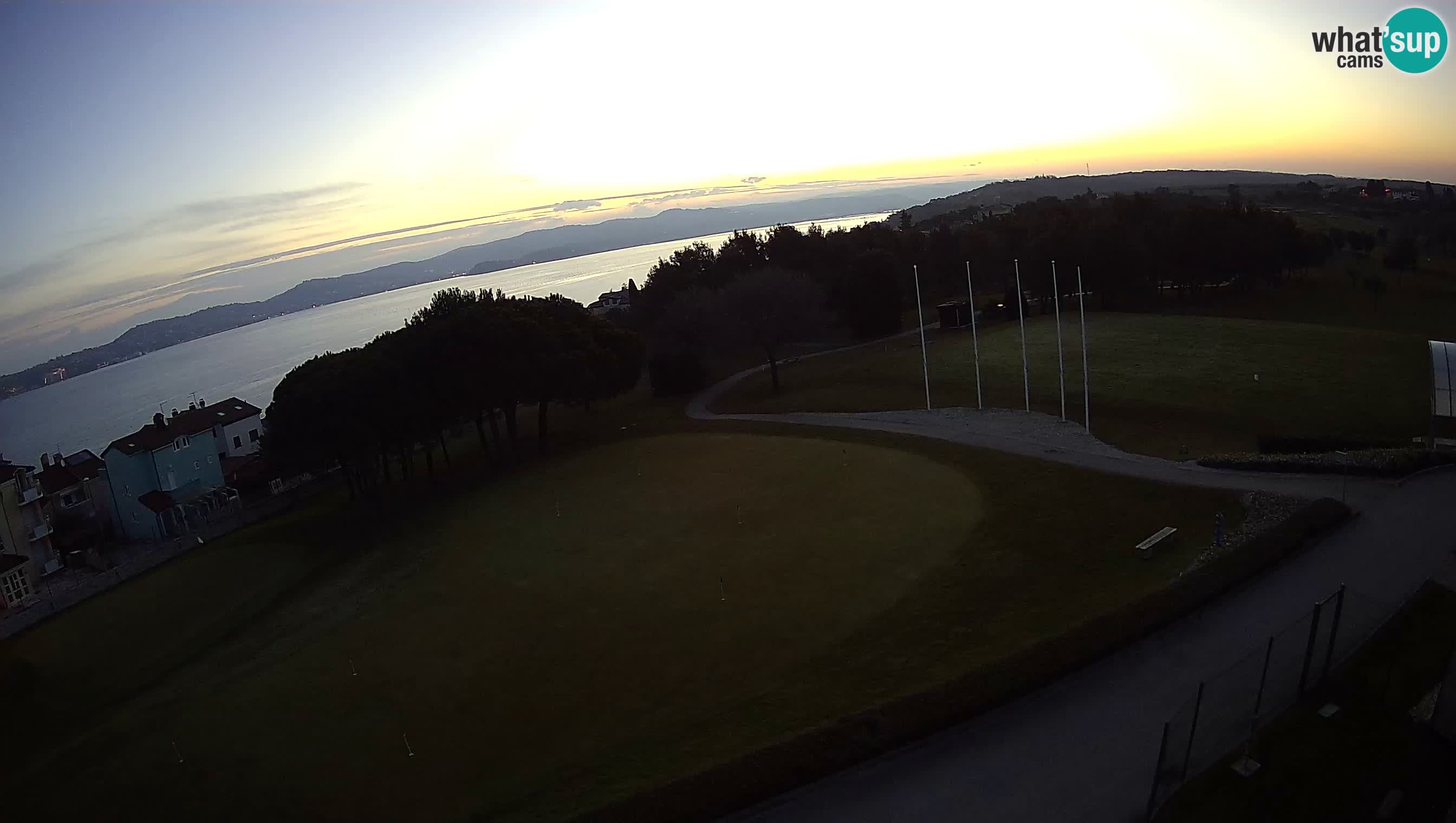 Golf Adriatique Webcam en direct Savudrija – Rezidencija Skiper – Istrie – Croatie