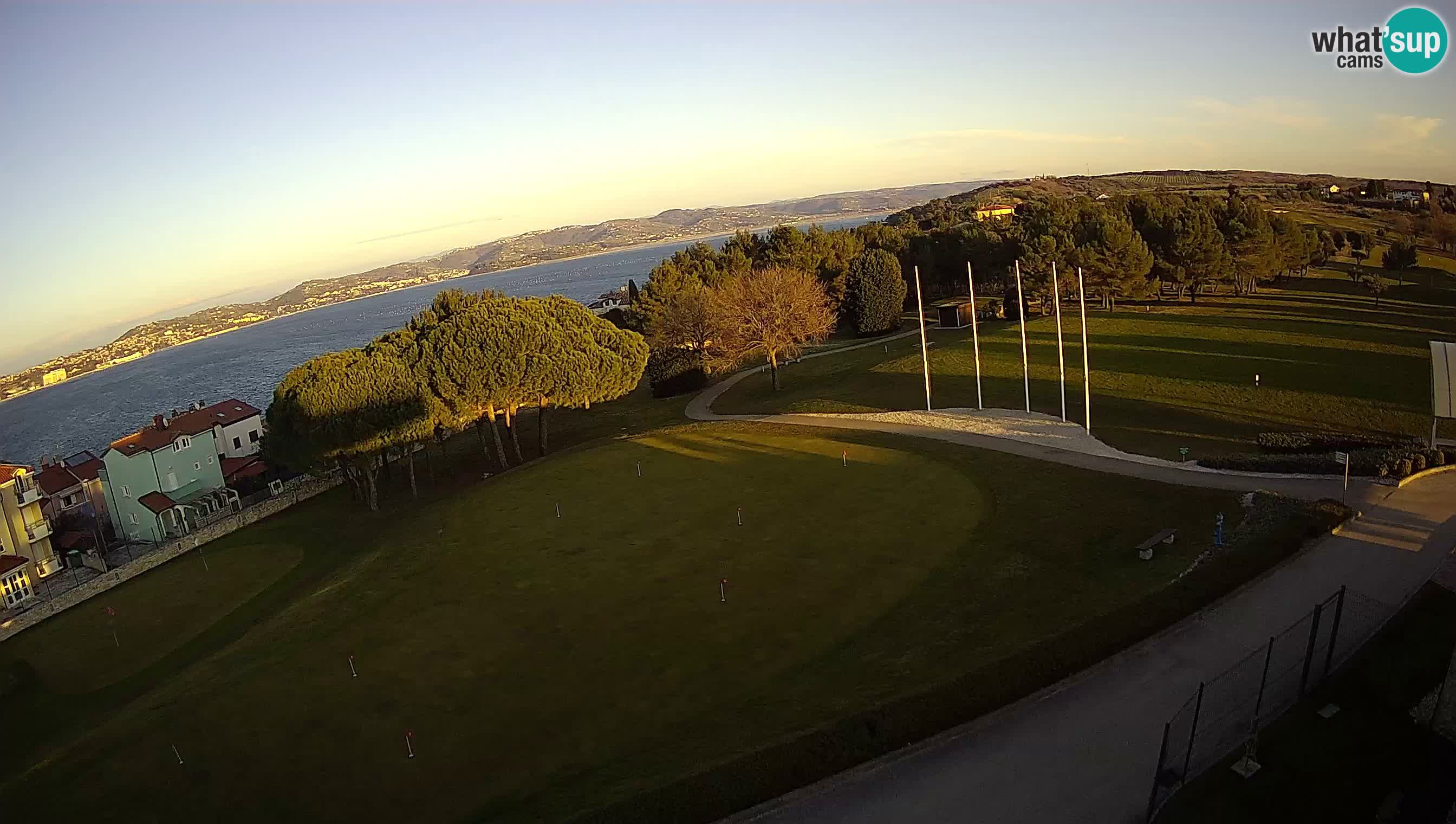 Golf Adriatique Webcam en direct Savudrija – Rezidencija Skiper – Istrie – Croatie