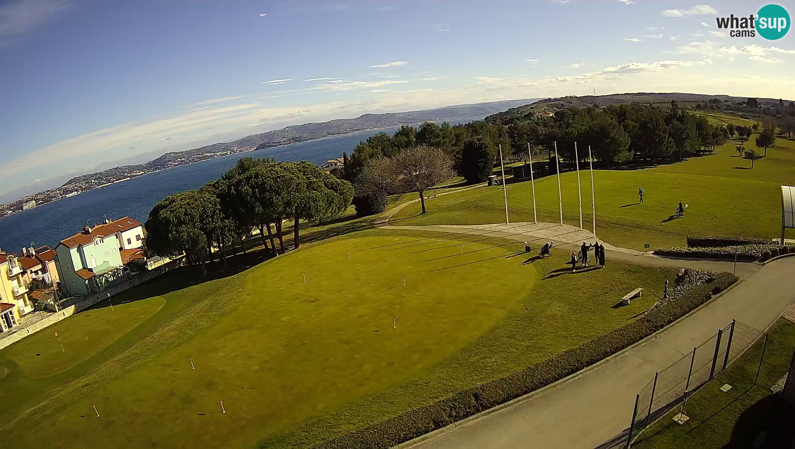 Golf Adriatique Webcam en direct Savudrija – Rezidencija Skiper – Istrie – Croatie