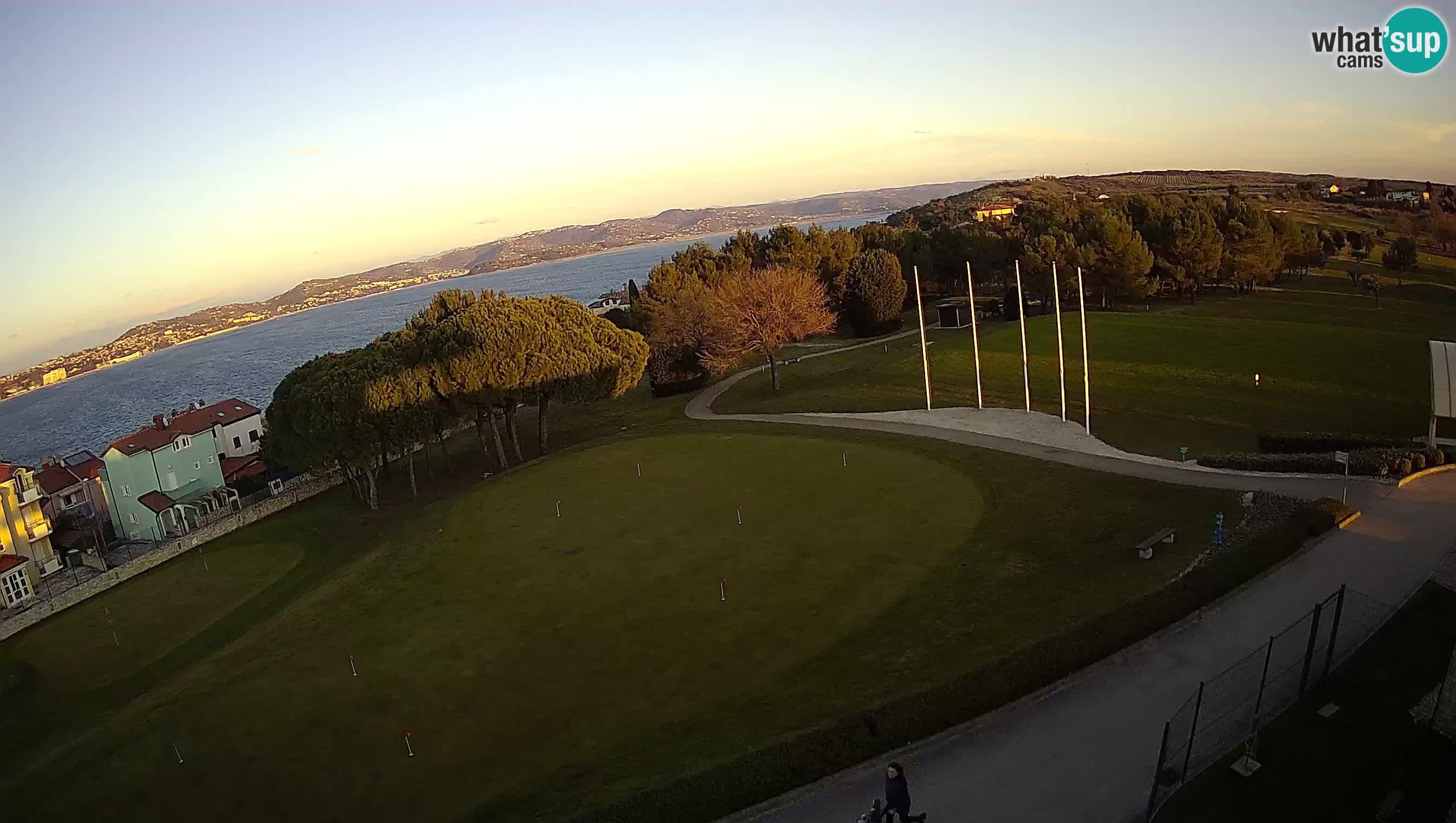 Golf Adriatique Webcam en direct Savudrija – Rezidencija Skiper – Istrie – Croatie