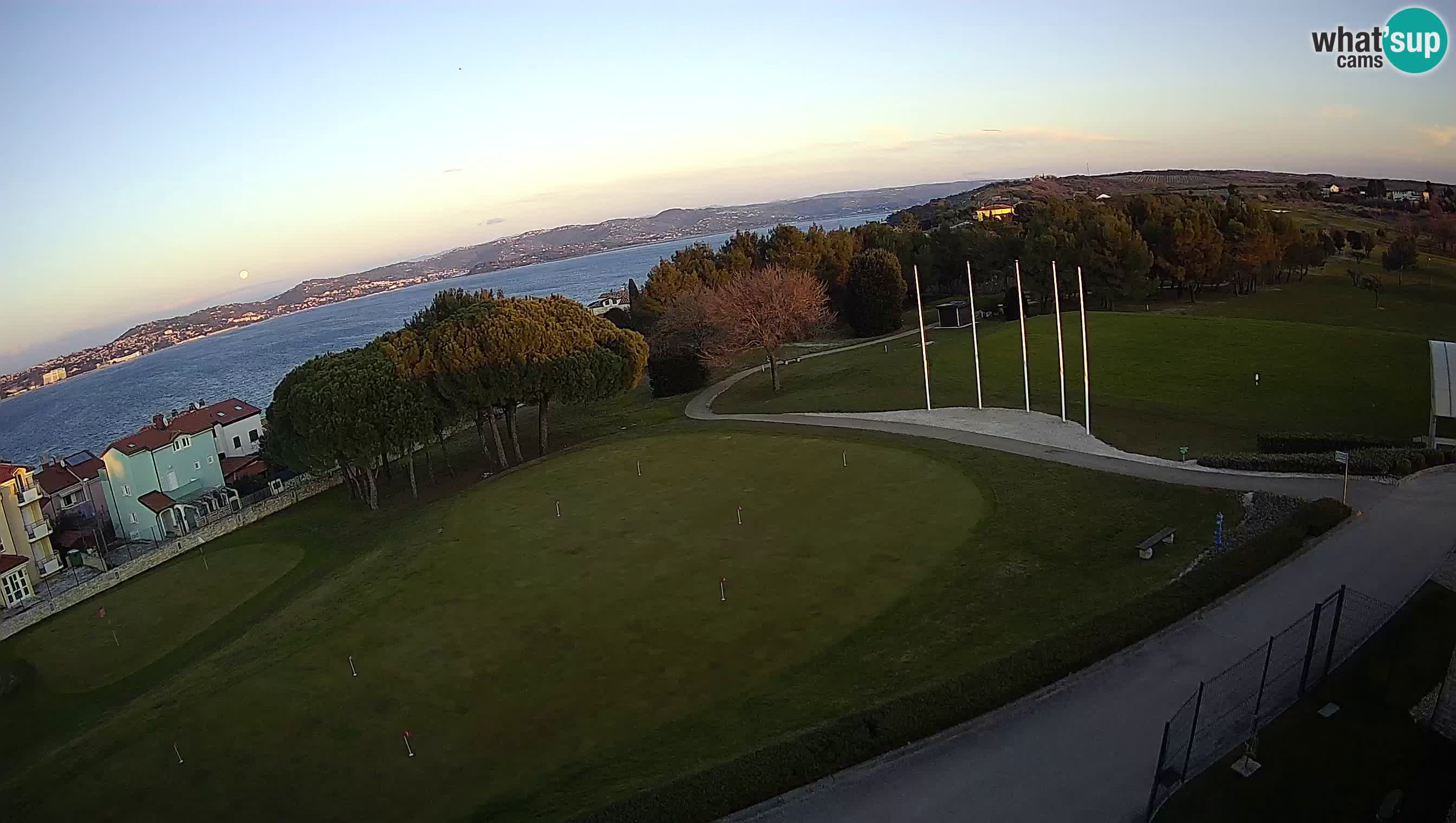 Golf Adriatique Webcam en direct Savudrija – Rezidencija Skiper – Istrie – Croatie