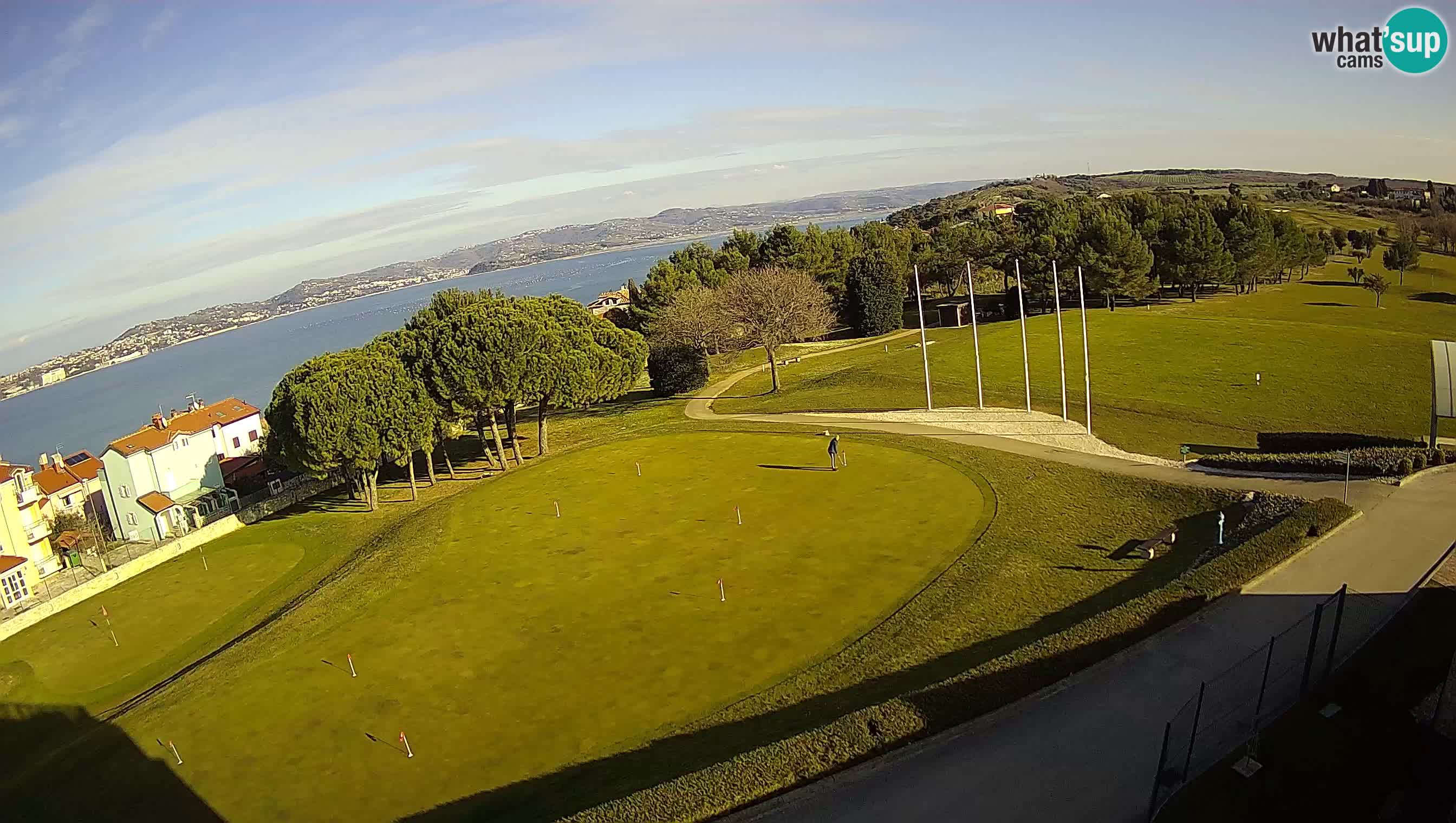 Golf Adriatique Webcam en direct Savudrija – Rezidencija Skiper – Istrie – Croatie