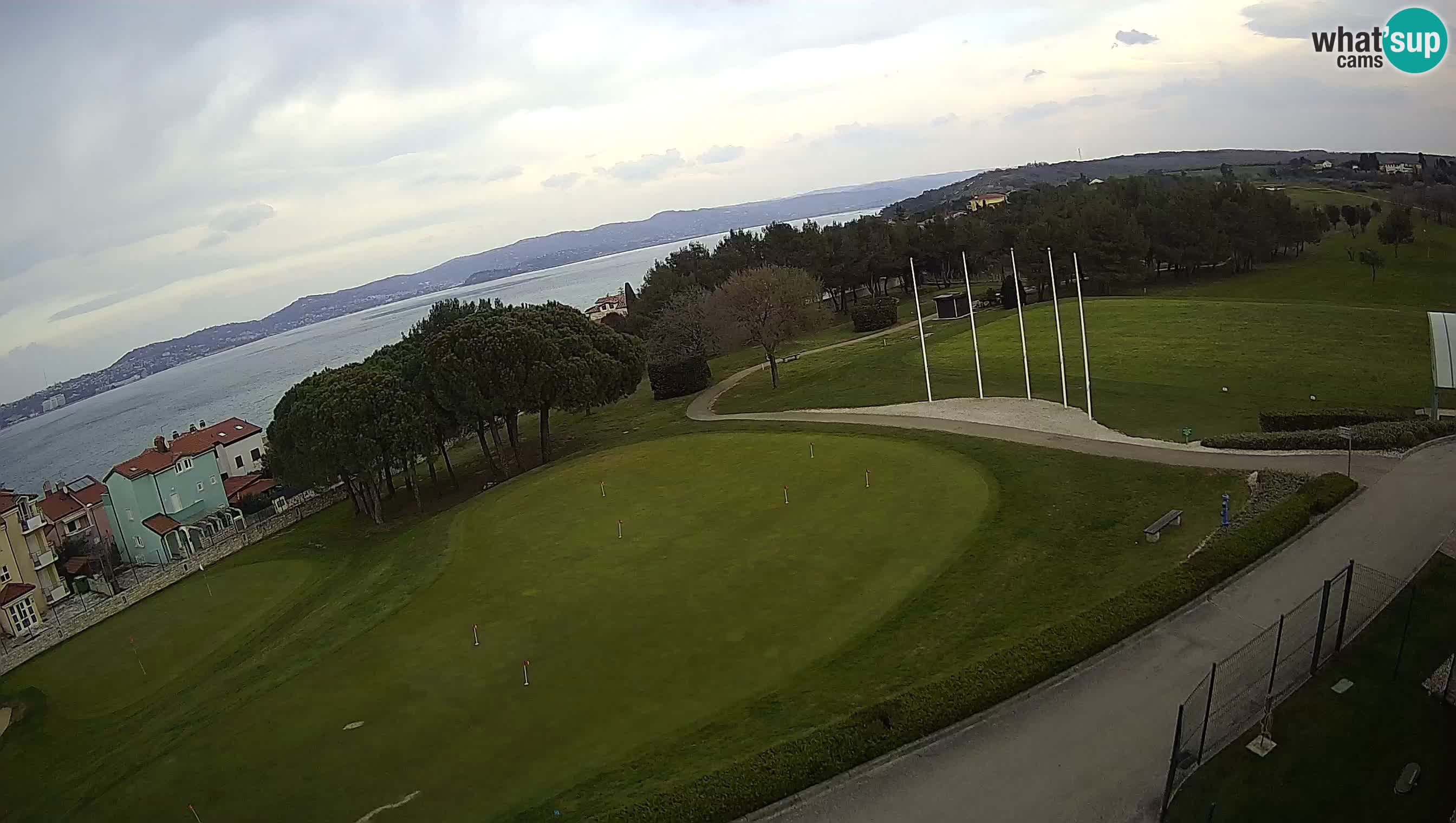 Golf Adriatique Webcam en direct Savudrija – Rezidencija Skiper – Istrie – Croatie