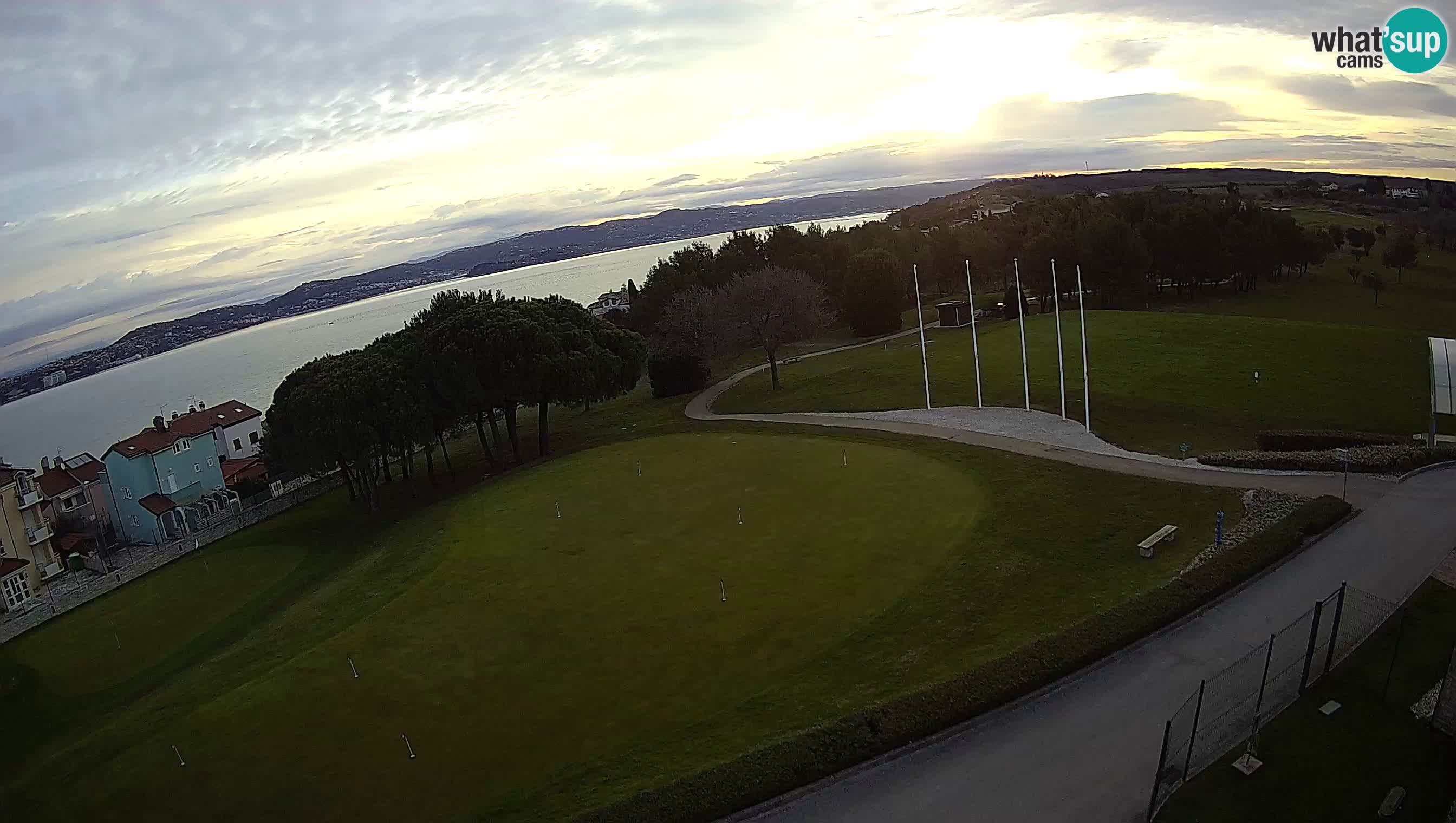 Golf Adriatique Webcam en direct Savudrija – Rezidencija Skiper – Istrie – Croatie