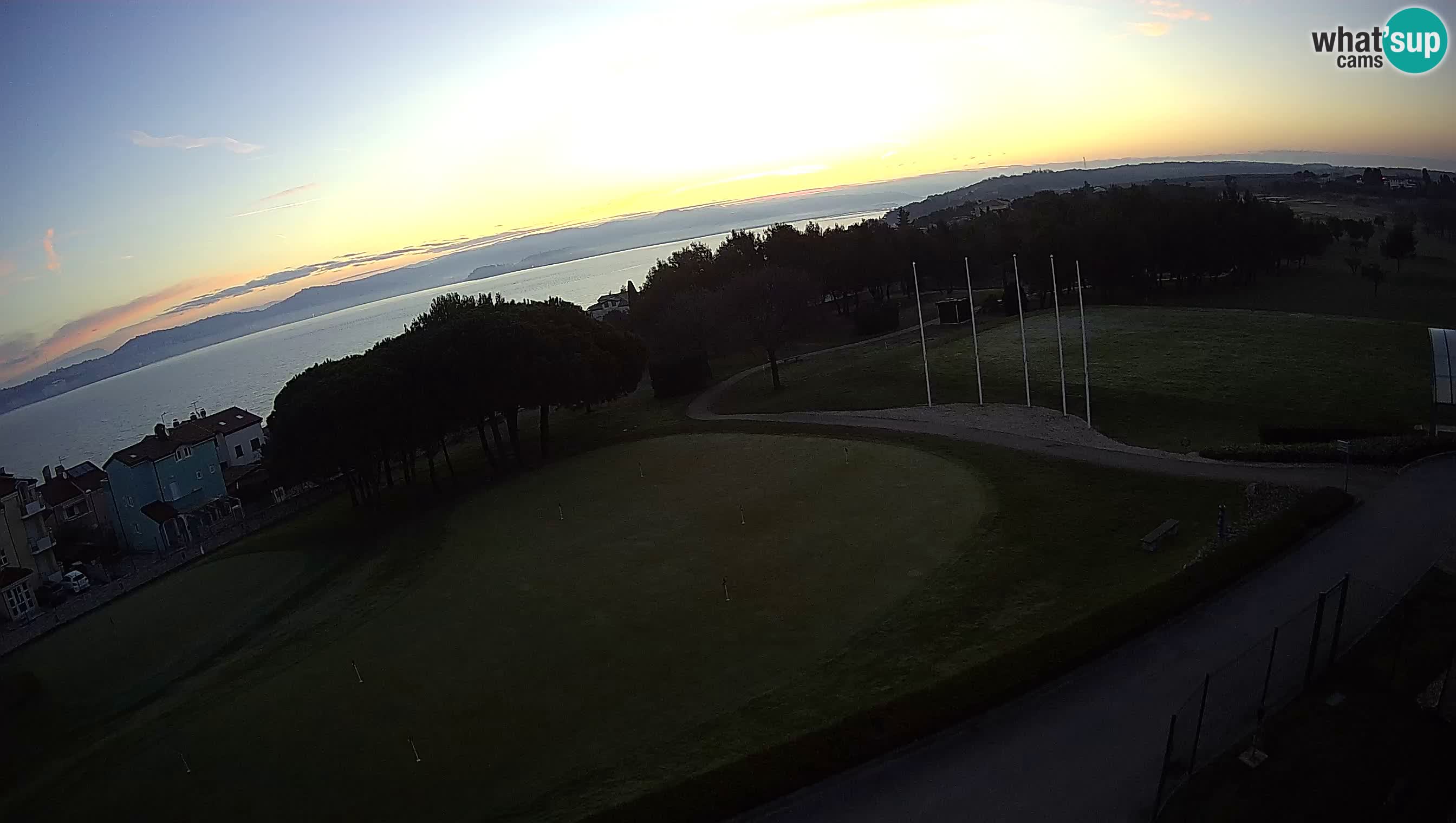 Golf Adriatique Webcam en direct Savudrija – Rezidencija Skiper – Istrie – Croatie