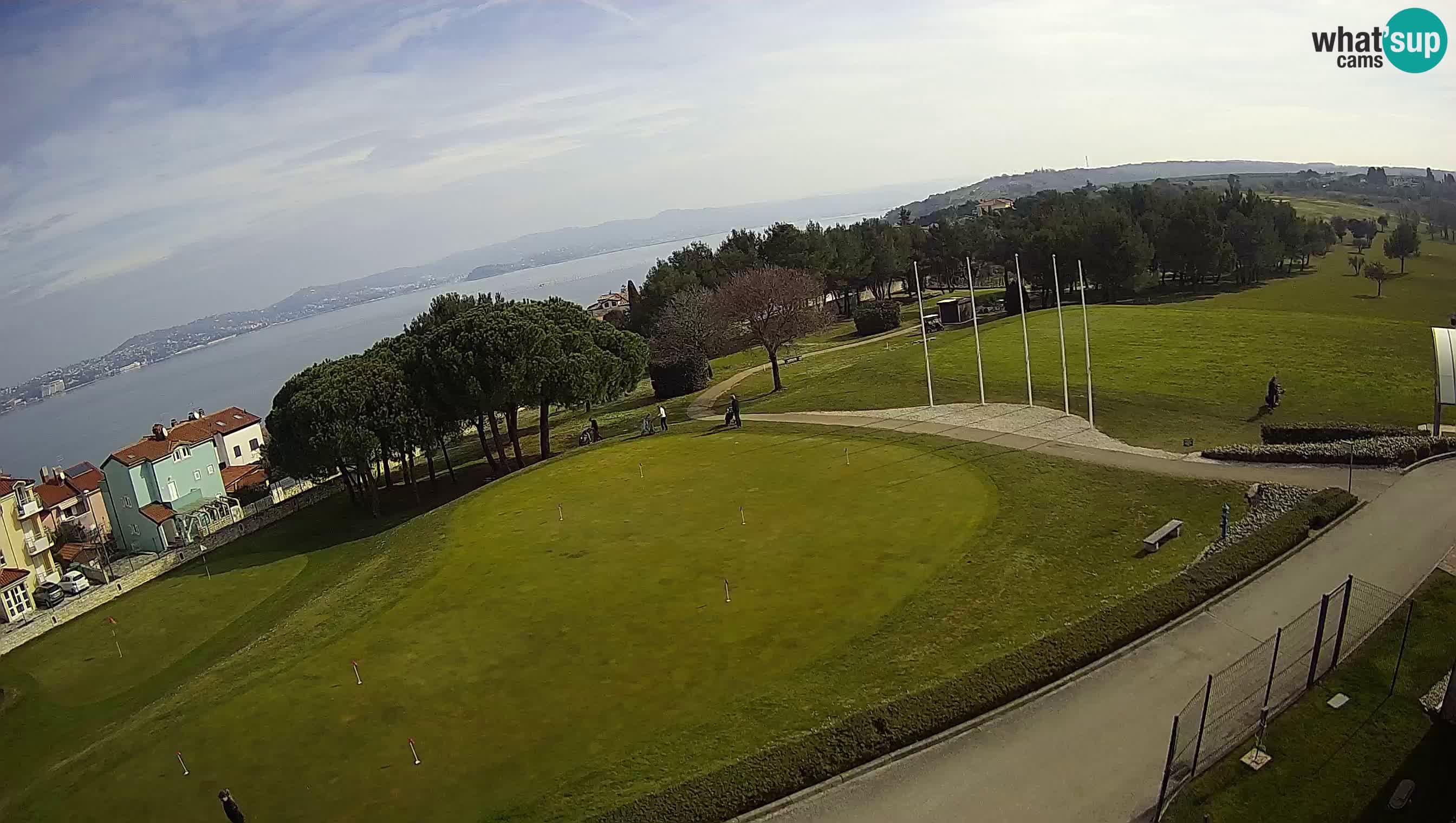Golf Adriatique Webcam en direct Savudrija – Rezidencija Skiper – Istrie – Croatie