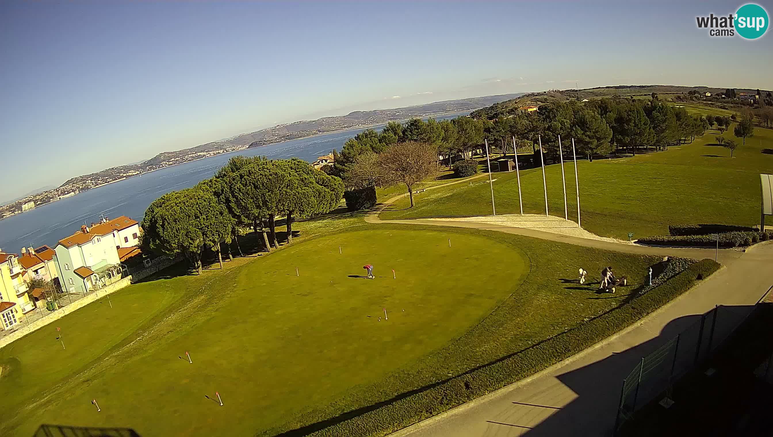 Golf Adriatique Webcam en direct Savudrija – Rezidencija Skiper – Istrie – Croatie