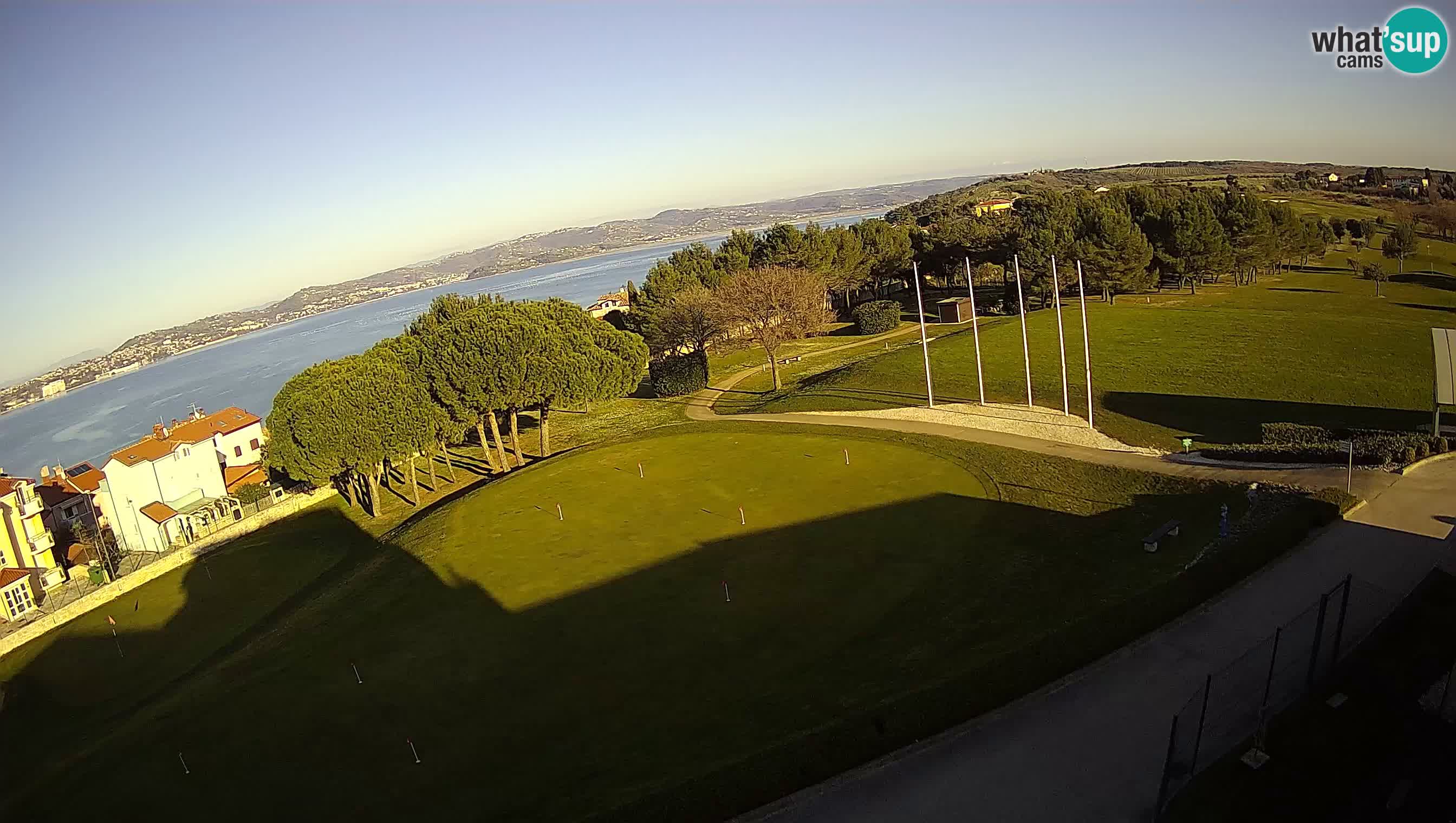 Golf Adriatique Webcam en direct Savudrija – Rezidencija Skiper – Istrie – Croatie