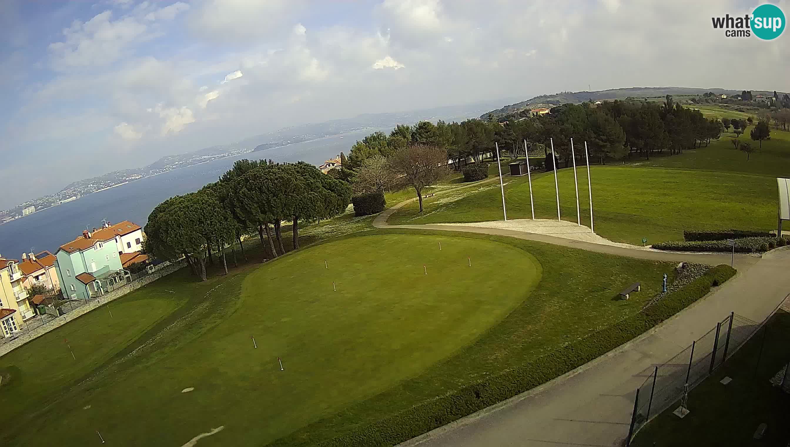 Golf Adriatique Webcam en direct Savudrija – Rezidencija Skiper – Istrie – Croatie