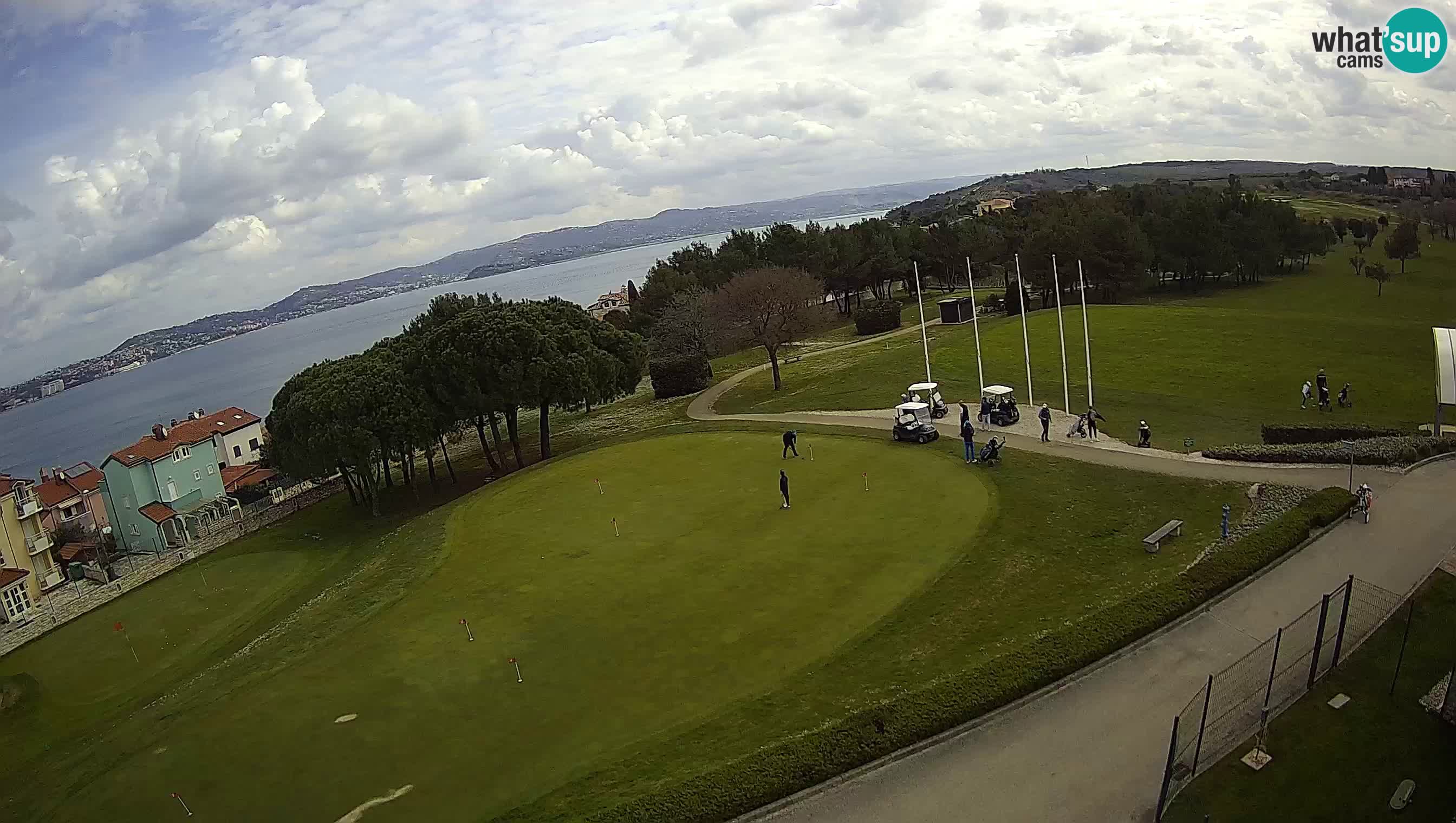 Golf Adriatique Webcam en direct Savudrija – Rezidencija Skiper – Istrie – Croatie