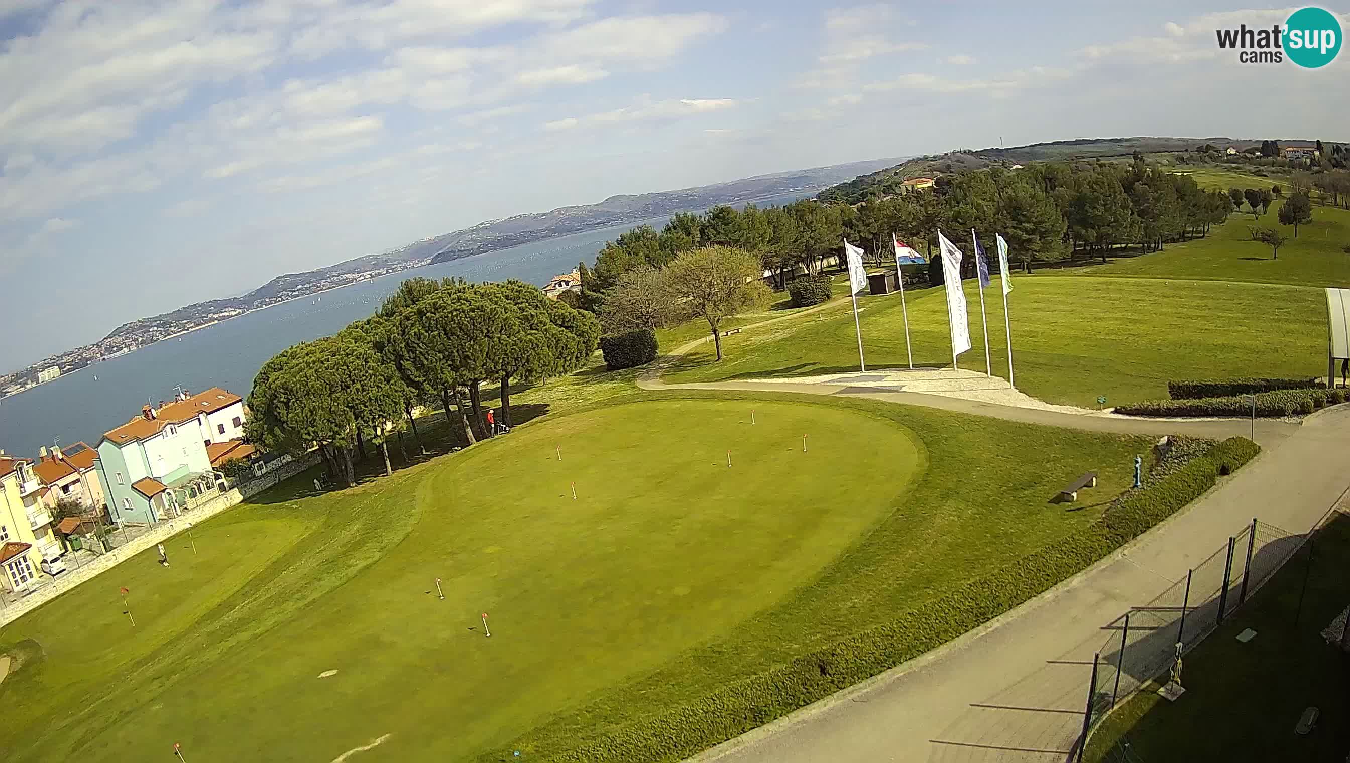 Golf Adriatic Spletna kamera v živo Savudrija – Rezidencija Skiper – Istra – Hrvaška