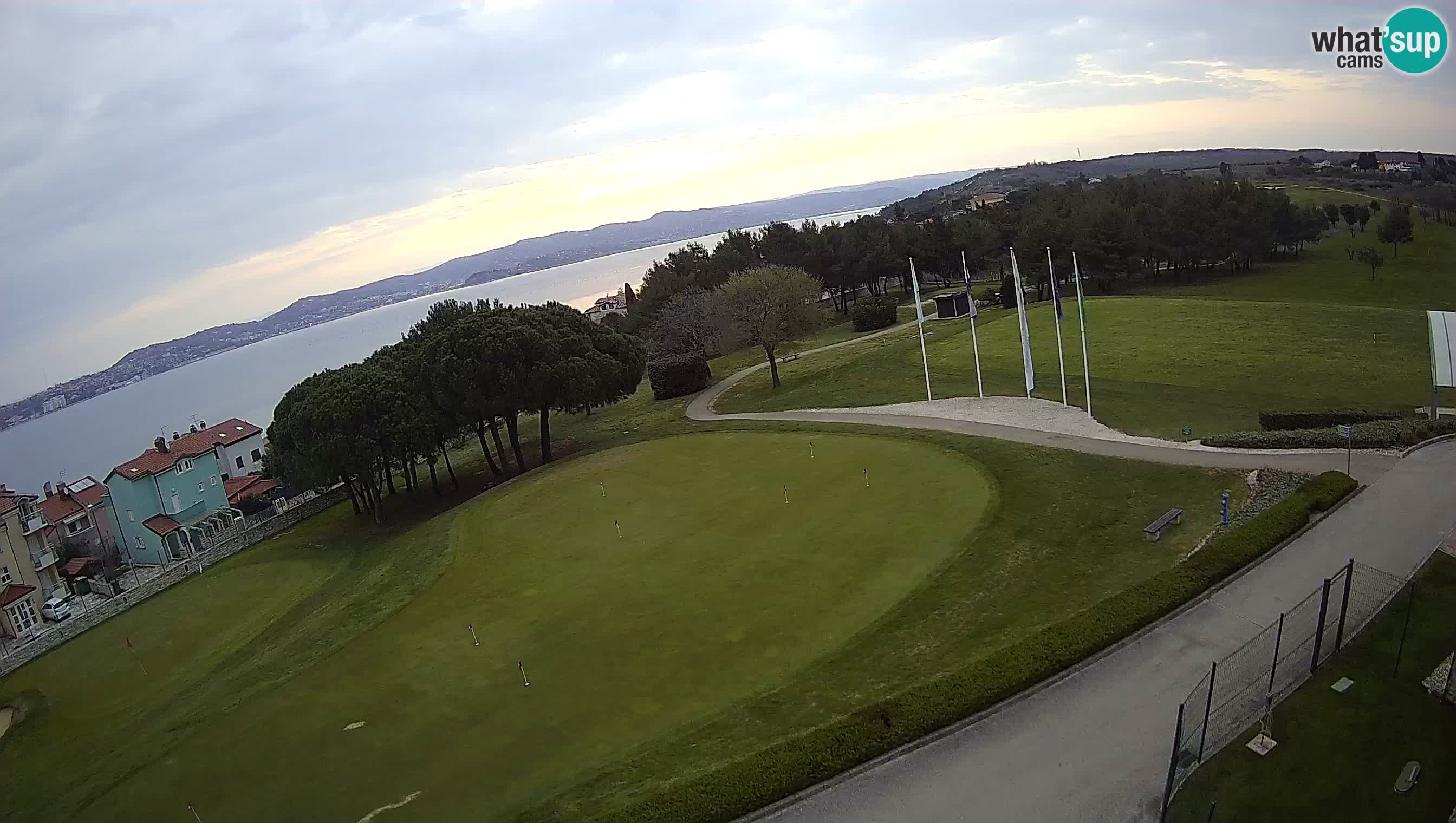 Golf Adriatique Webcam en direct Savudrija – Rezidencija Skiper – Istrie – Croatie