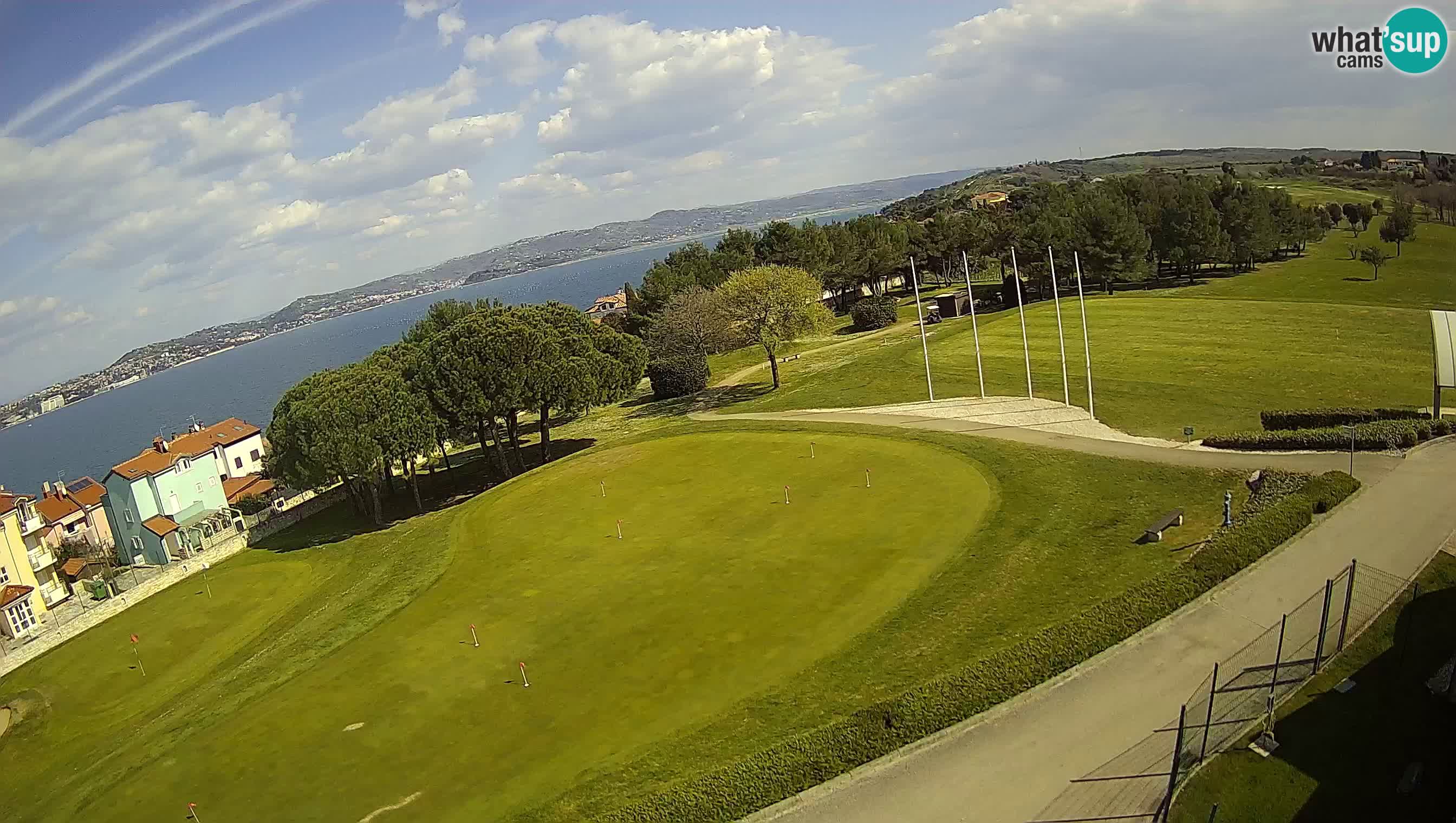 Golf Adriatique Webcam en direct Savudrija – Rezidencija Skiper – Istrie – Croatie