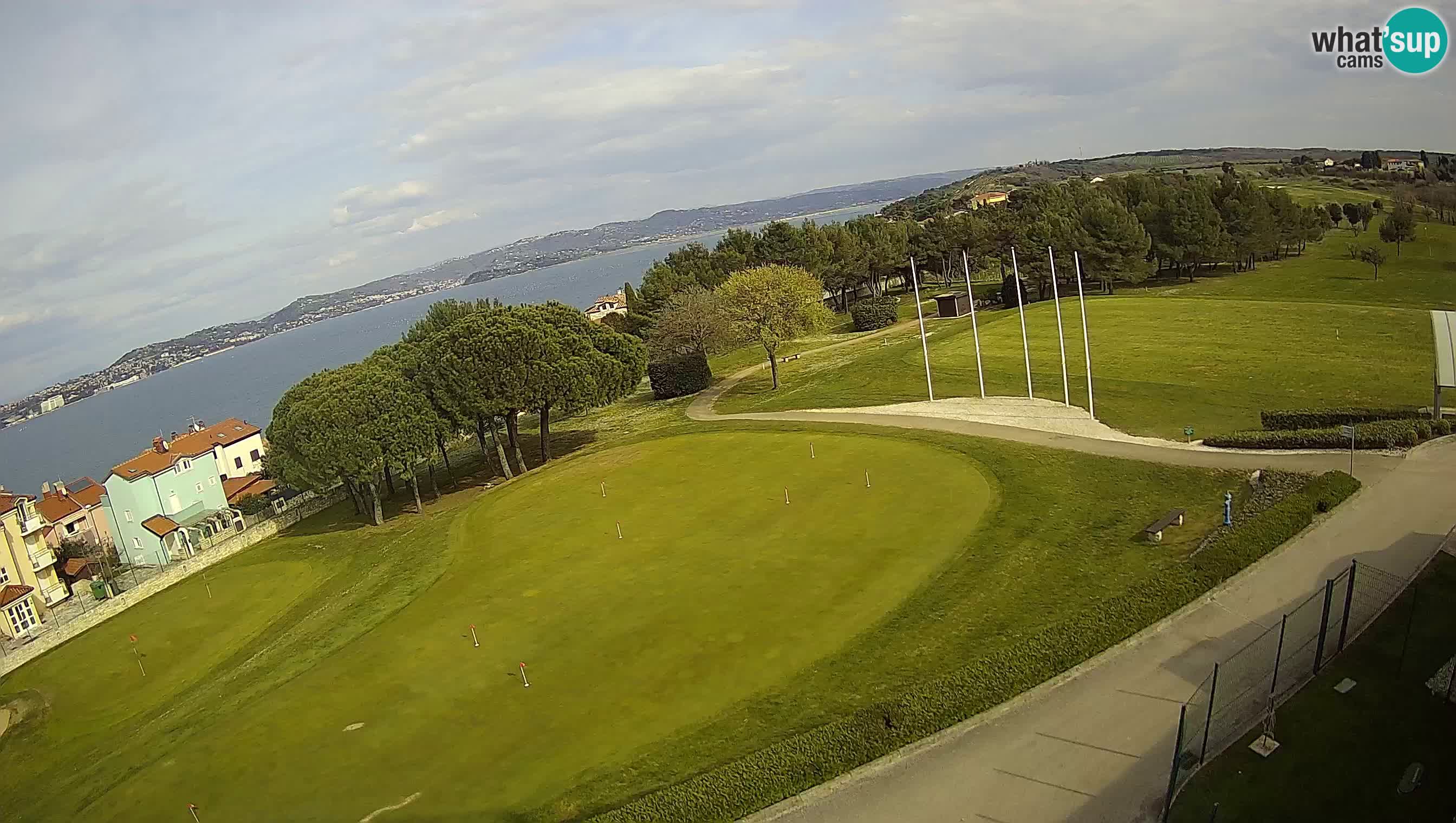 Golf Adriatique Webcam en direct Savudrija – Rezidencija Skiper – Istrie – Croatie