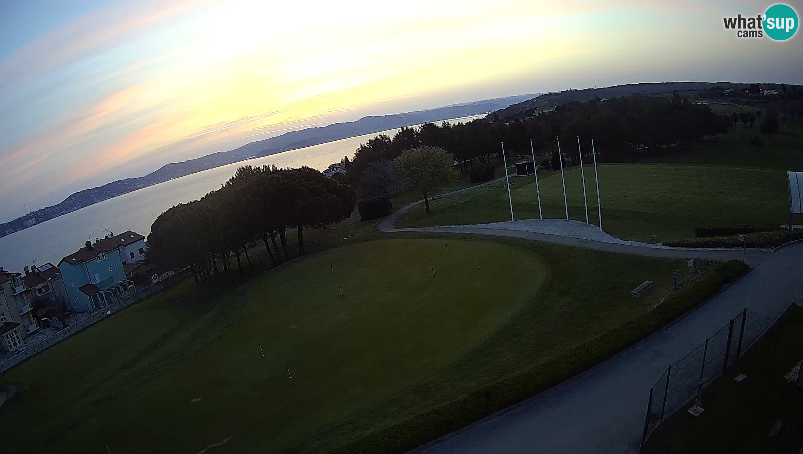 Golf Adriatique Webcam en direct Savudrija – Rezidencija Skiper – Istrie – Croatie