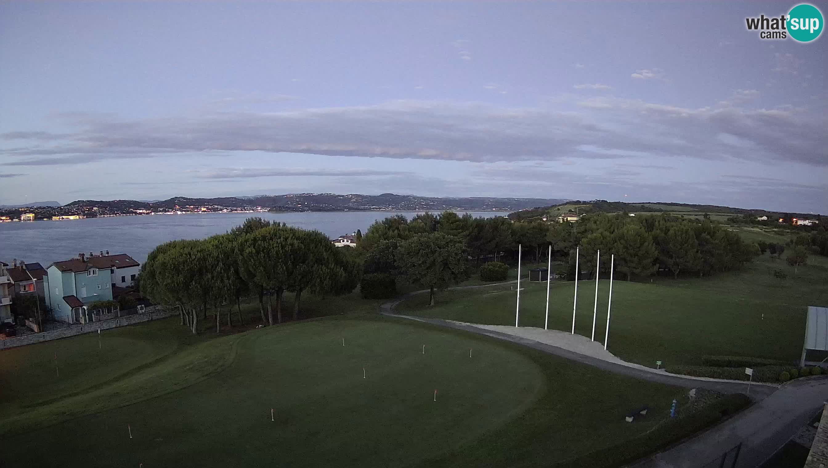 Golf Adriatique Webcam en direct Savudrija – Rezidencija Skiper – Istrie – Croatie