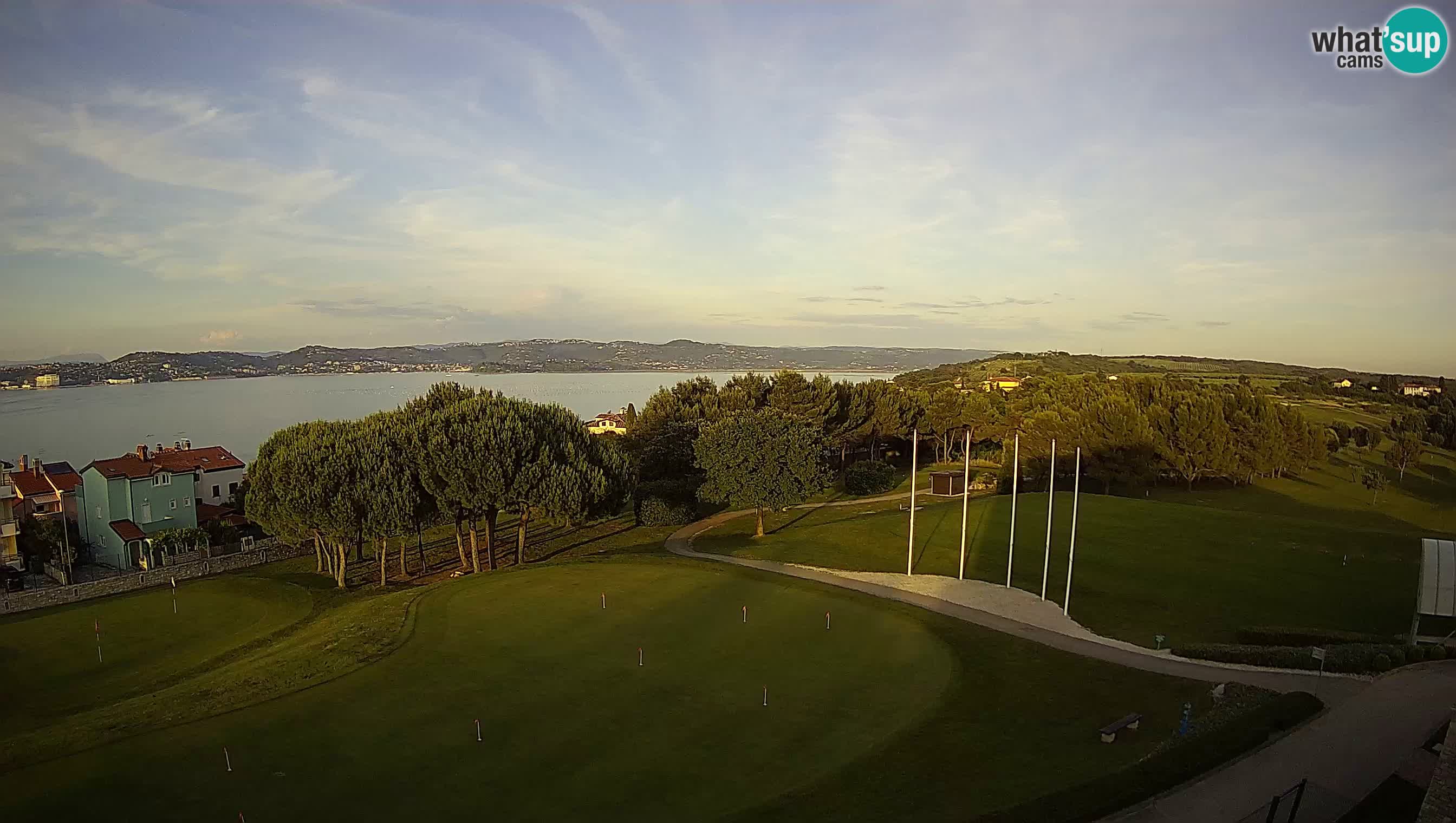 Golf Adriatique Webcam en direct Savudrija – Rezidencija Skiper – Istrie – Croatie