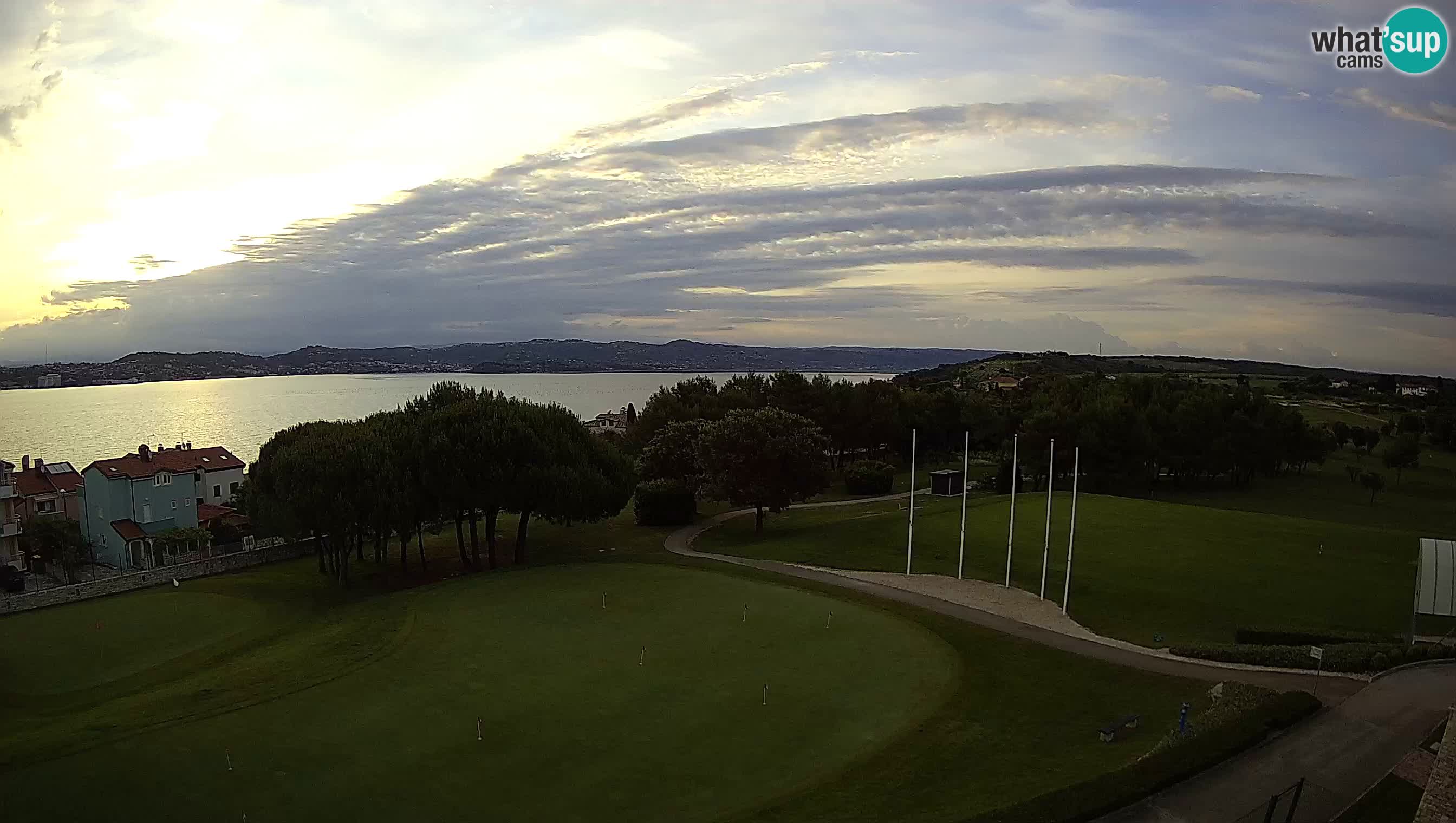 Golf Adriatique Webcam en direct Savudrija – Rezidencija Skiper – Istrie – Croatie