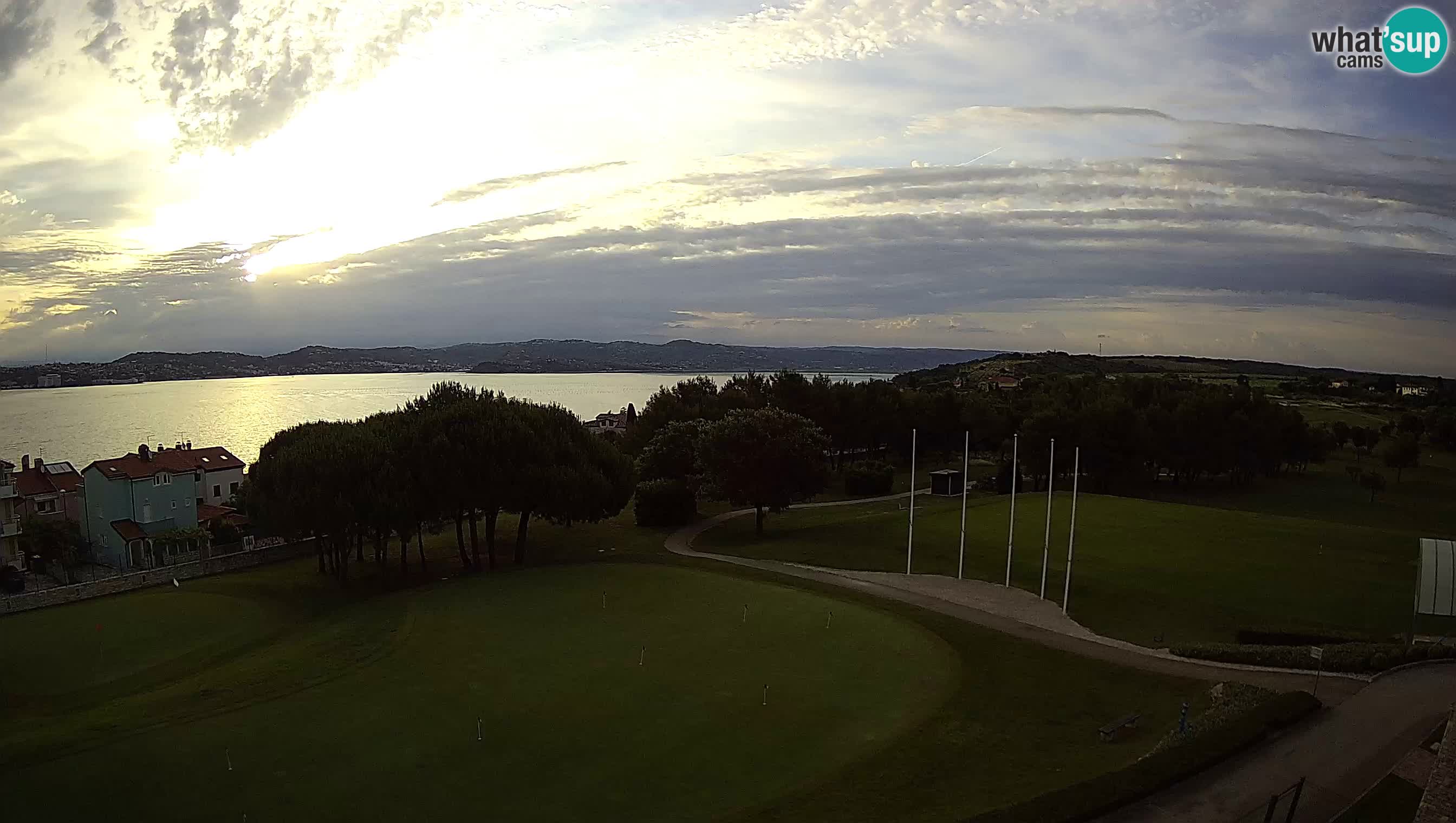 Golf Adriatique Webcam en direct Savudrija – Rezidencija Skiper – Istrie – Croatie
