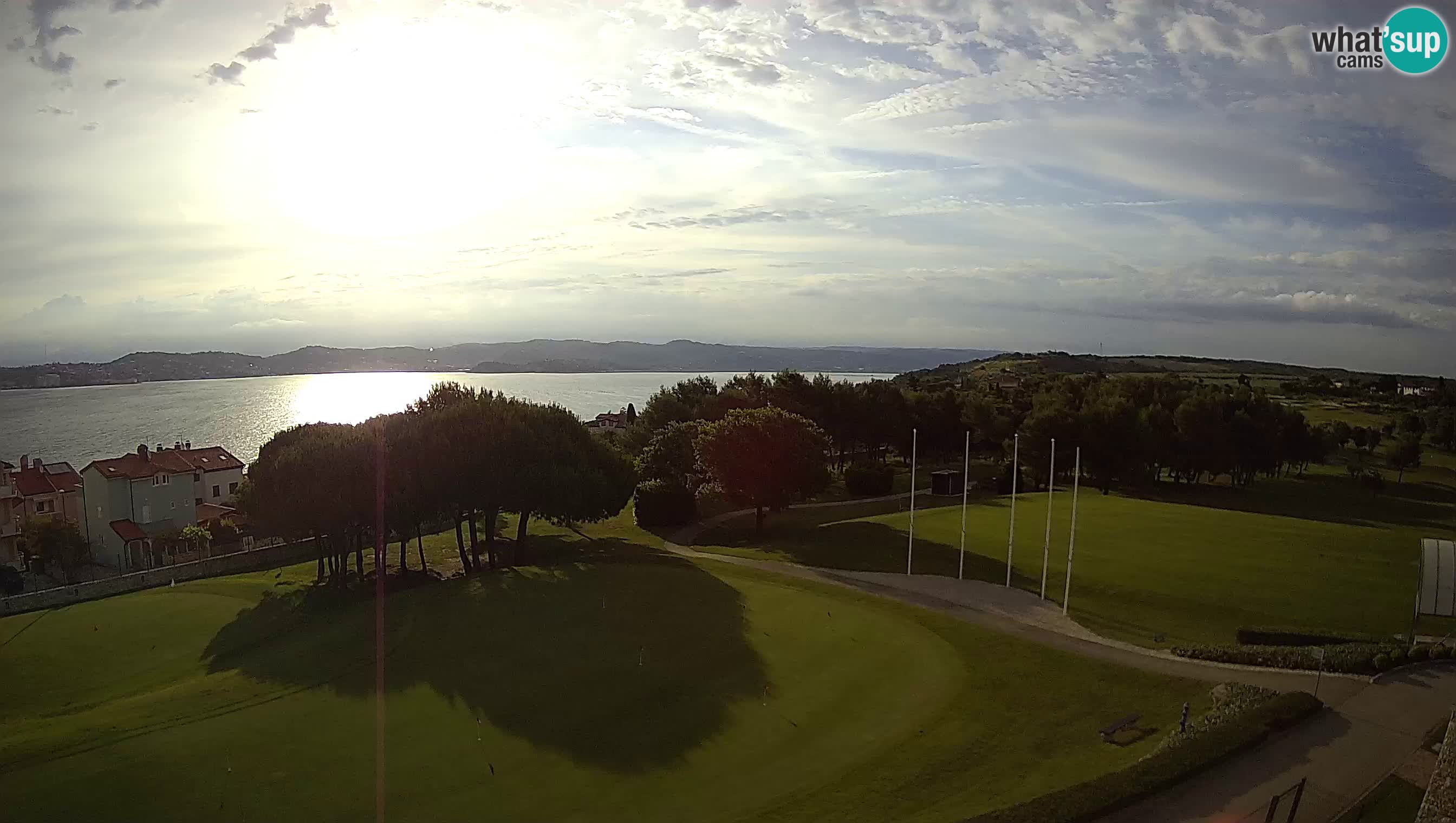 Golf Adriatique Webcam en direct Savudrija – Rezidencija Skiper – Istrie – Croatie