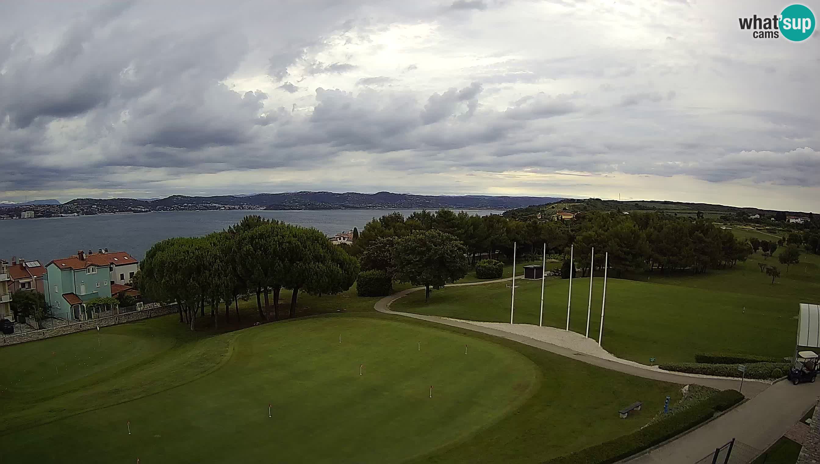Golf Adriatique Webcam en direct Savudrija – Rezidencija Skiper – Istrie – Croatie