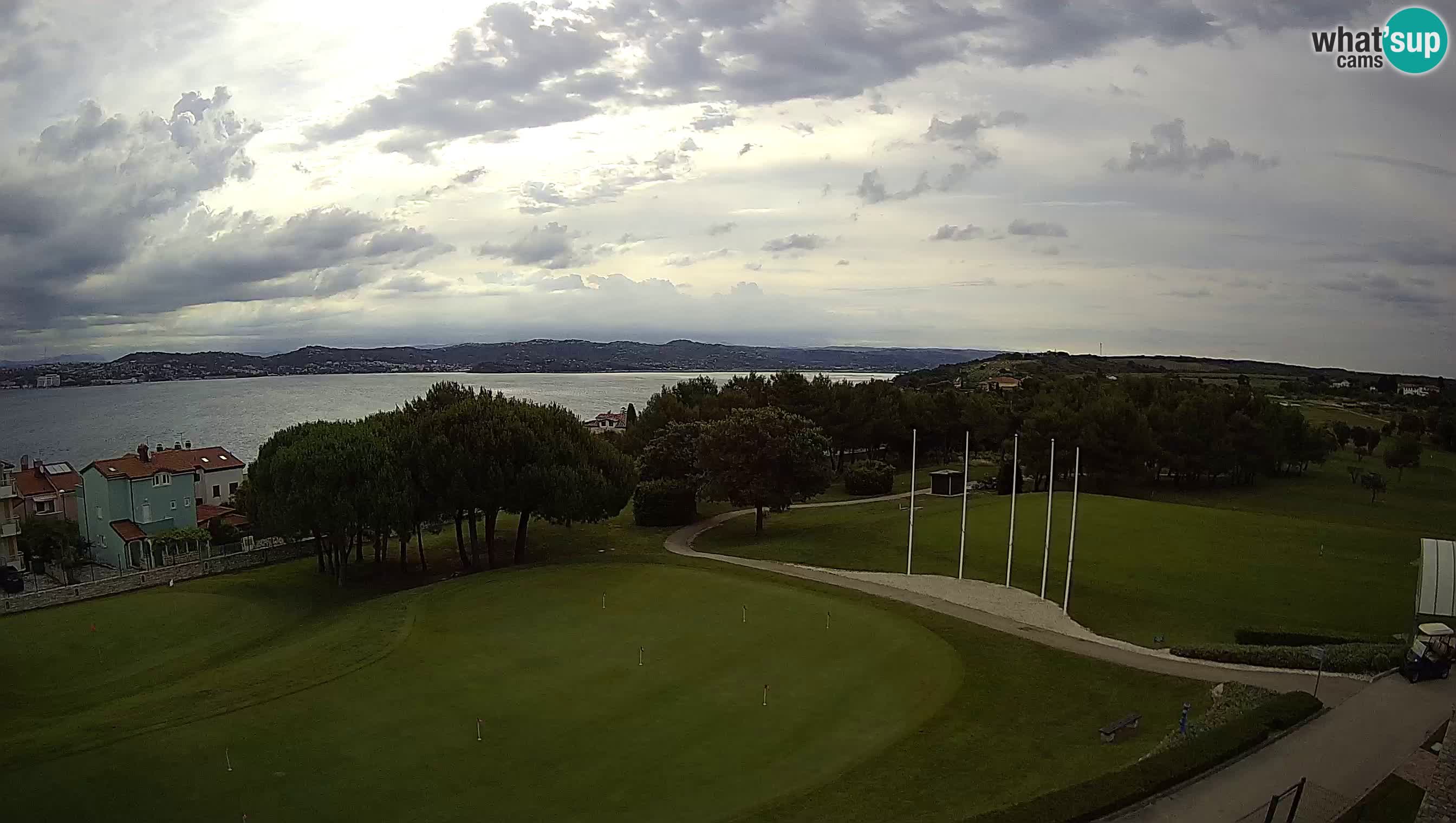 Golf Adriatique Webcam en direct Savudrija – Rezidencija Skiper – Istrie – Croatie